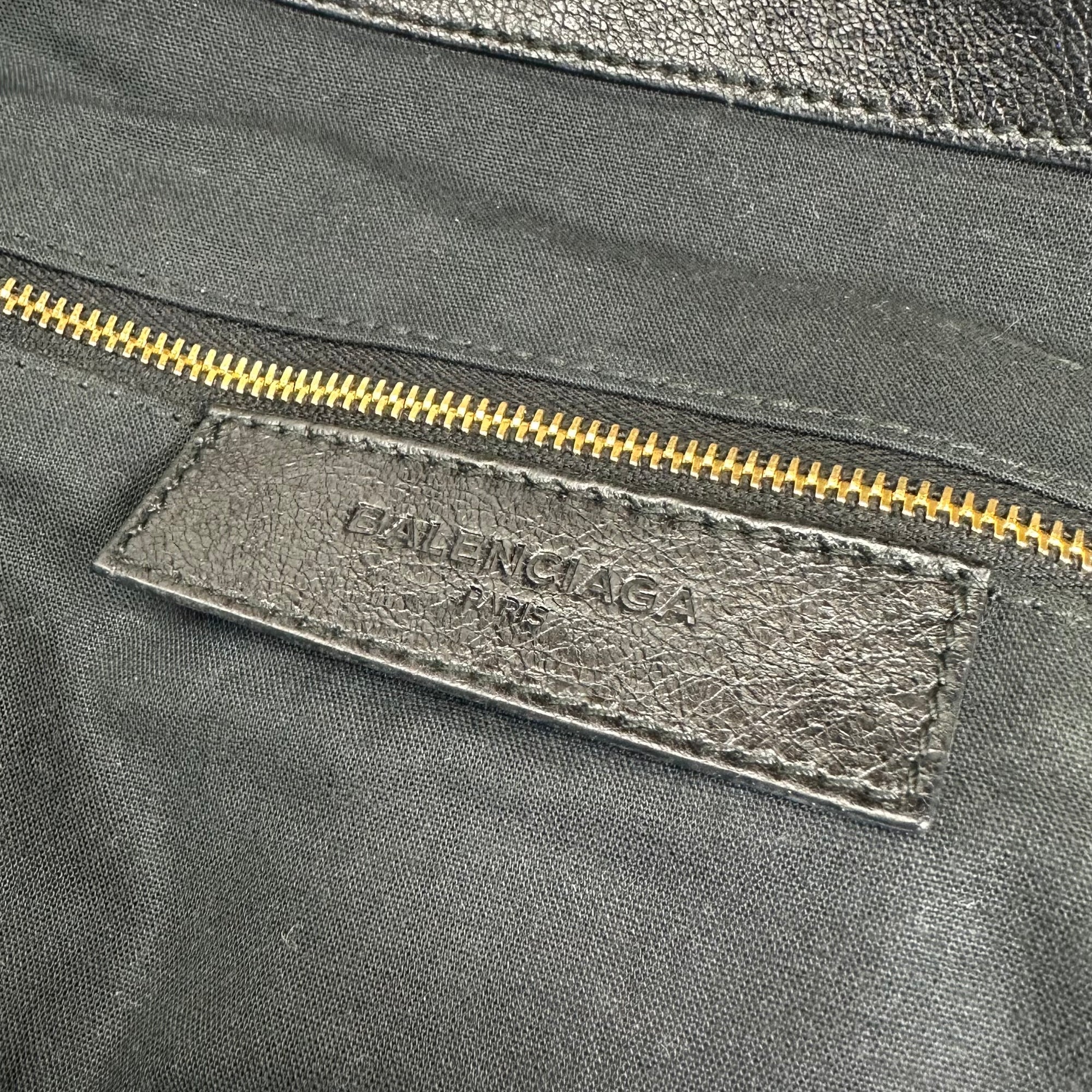 balenciaga black giant work bag