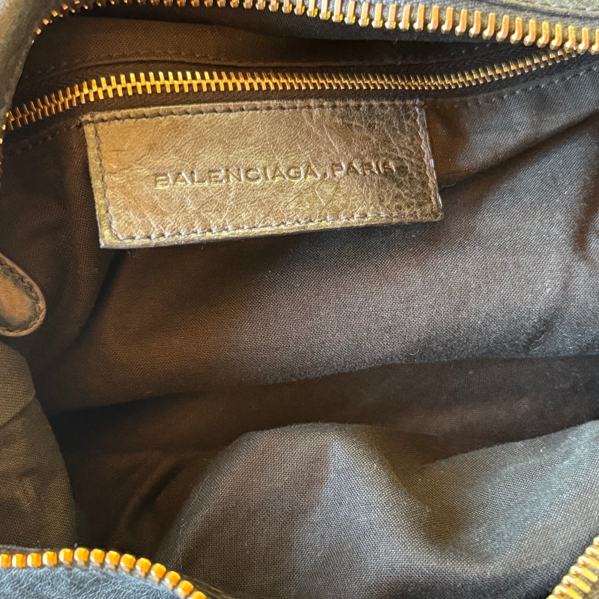 balenciaga 2000s gray city bag