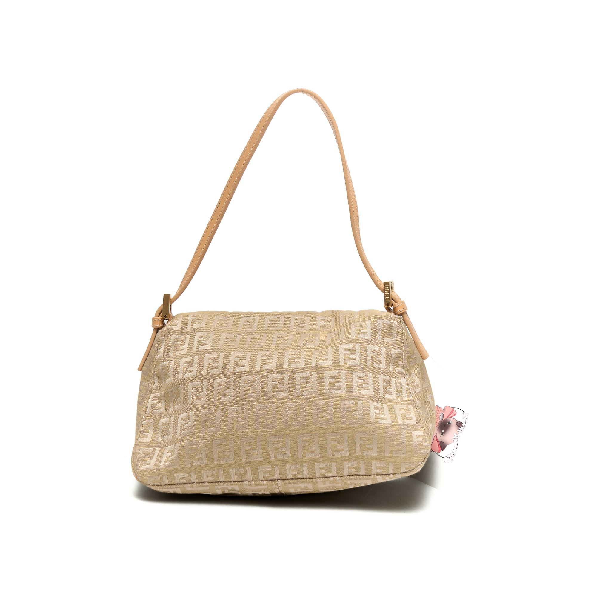 fendi 2000s green baguette bag