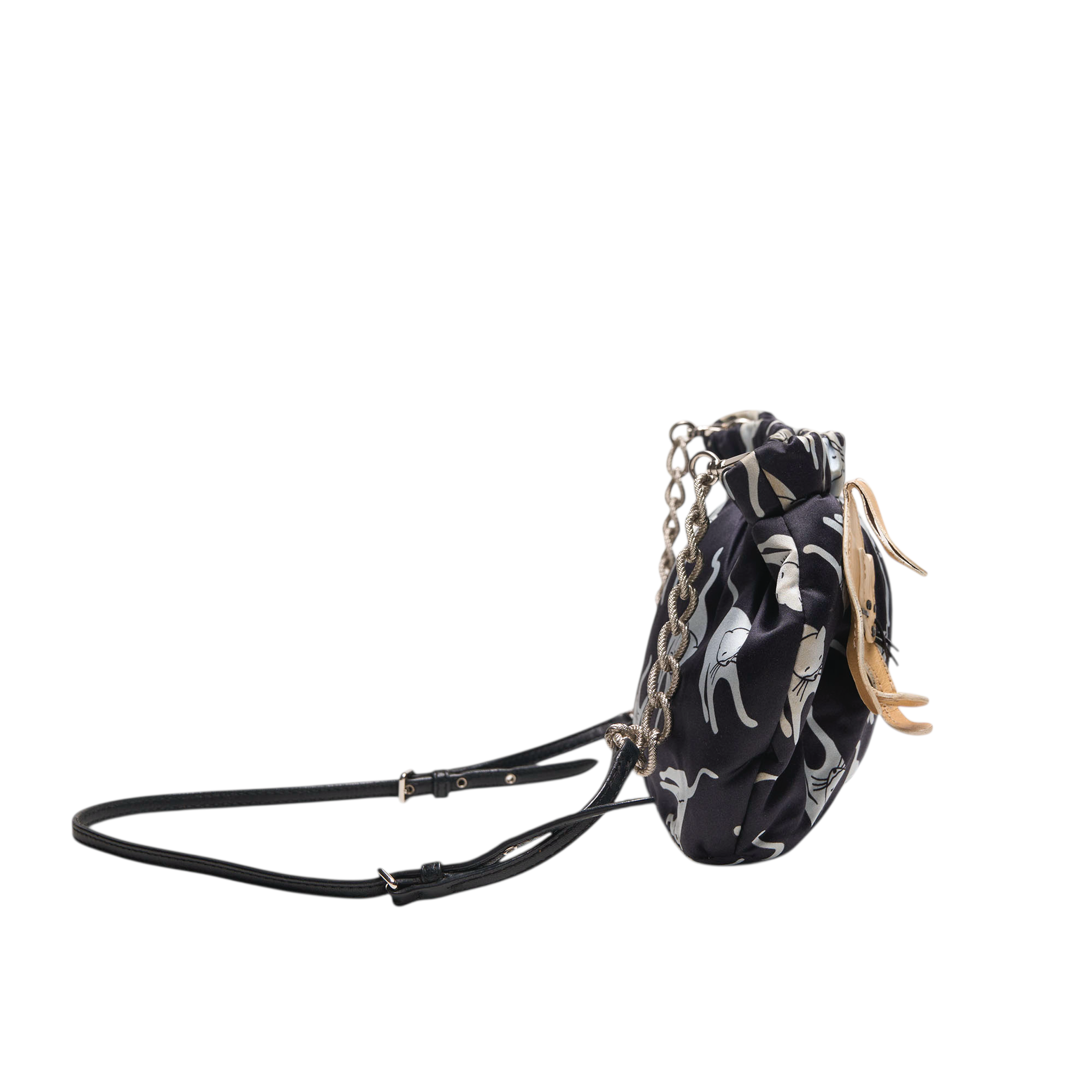 miu miu black cat bag