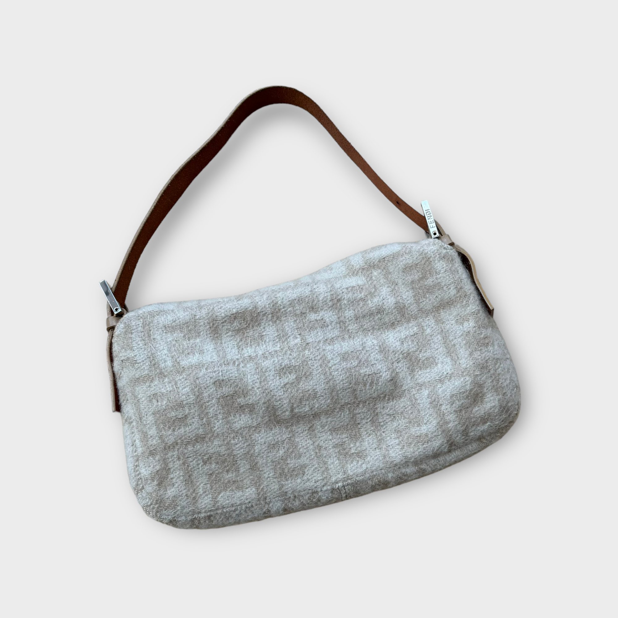 fendi wool baguette