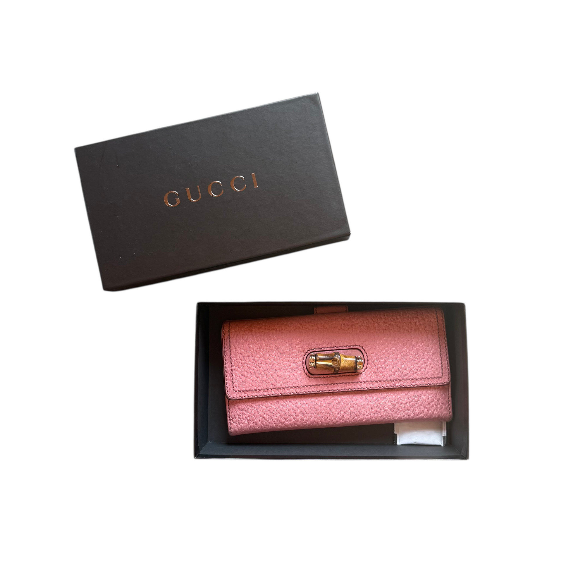 gucci 2000s pink wallet