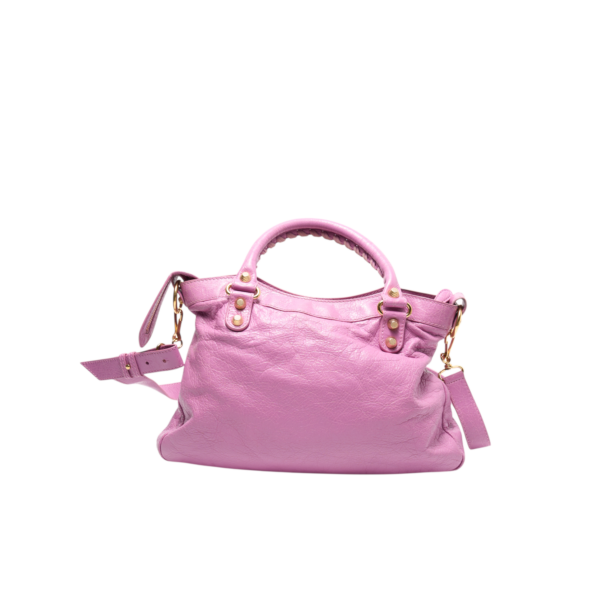 balenciaga 2000s pink city bag