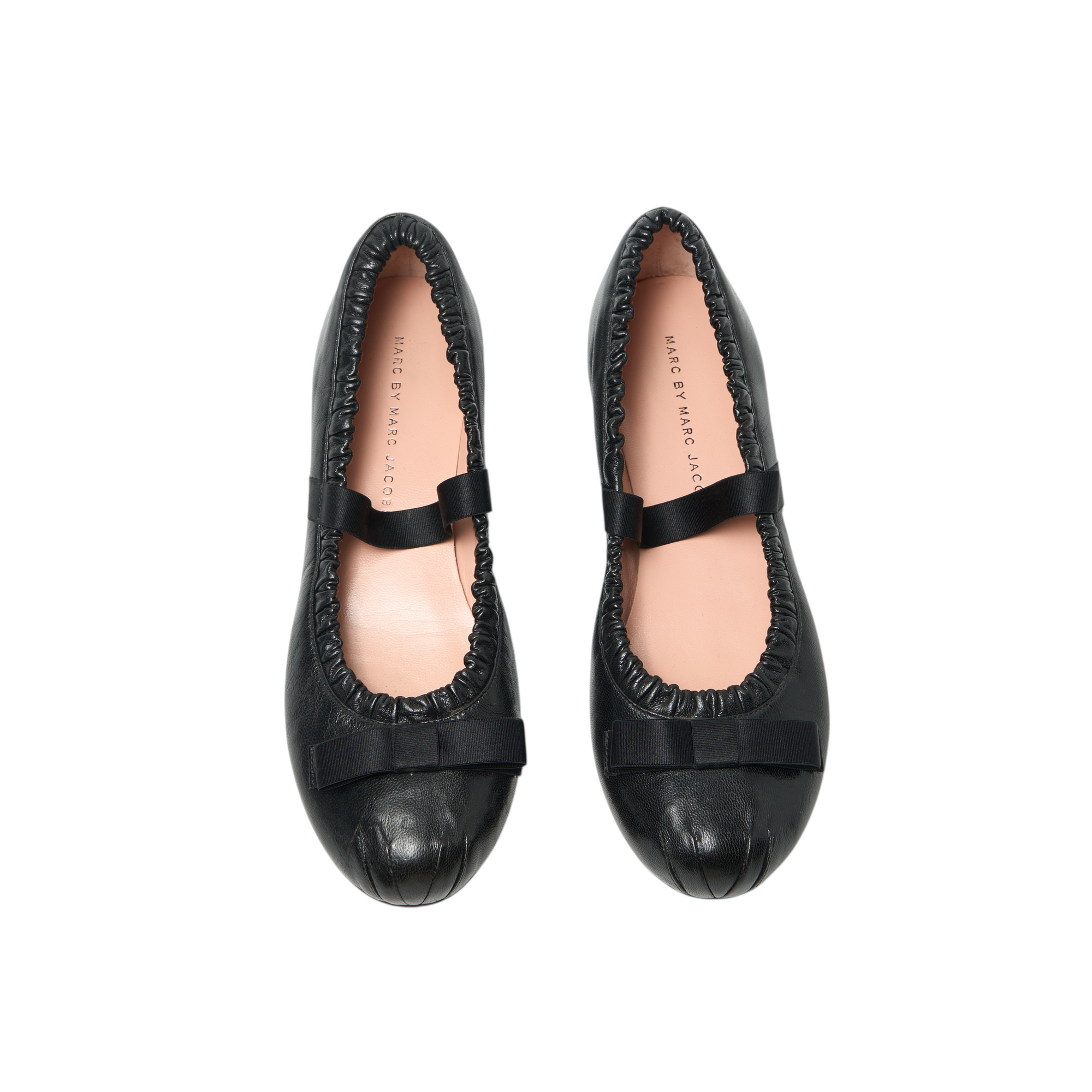 marc jacobs black bow flats