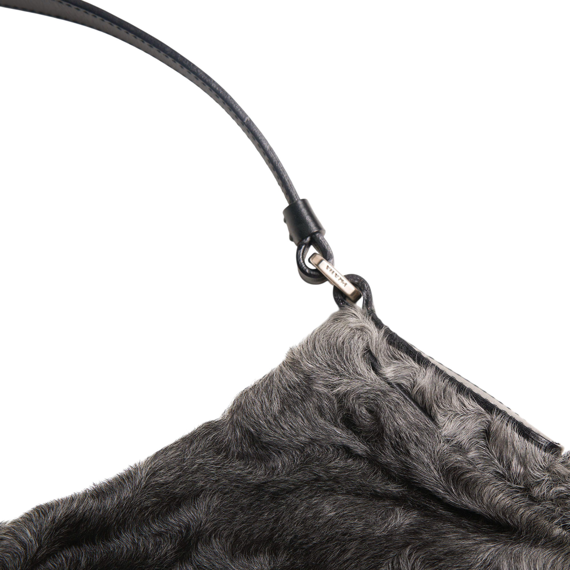 prada 2000s gray shoulder bag