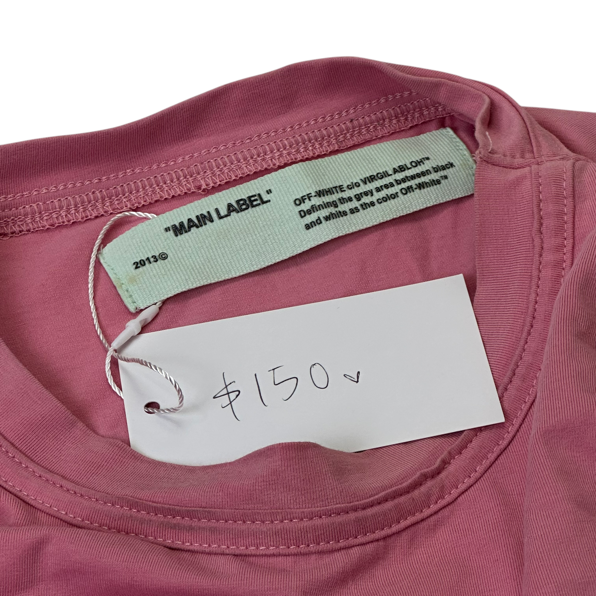 off white pink top