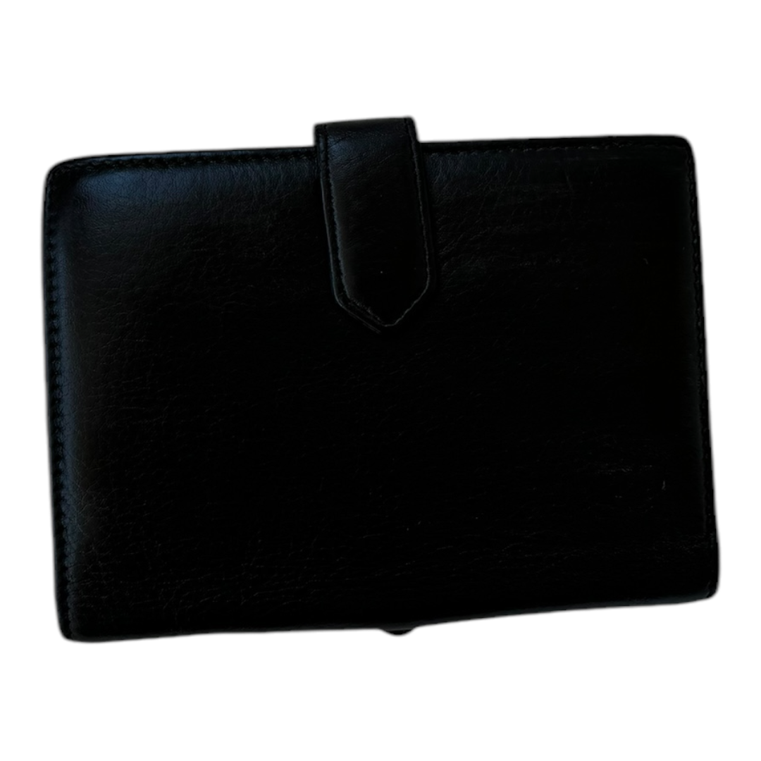 christian dior 2000s black wallet