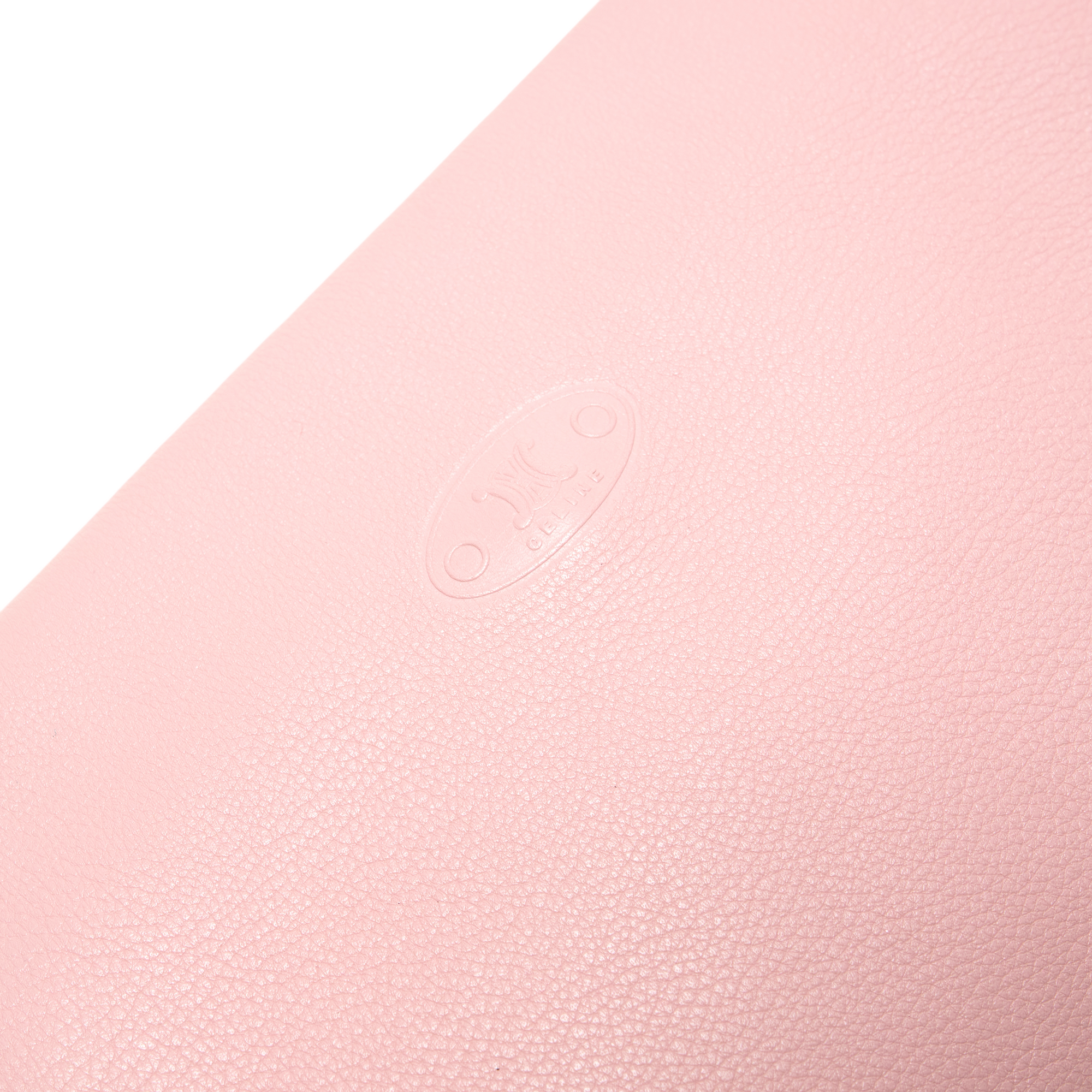 celine 2000s pink studded shoulder bag