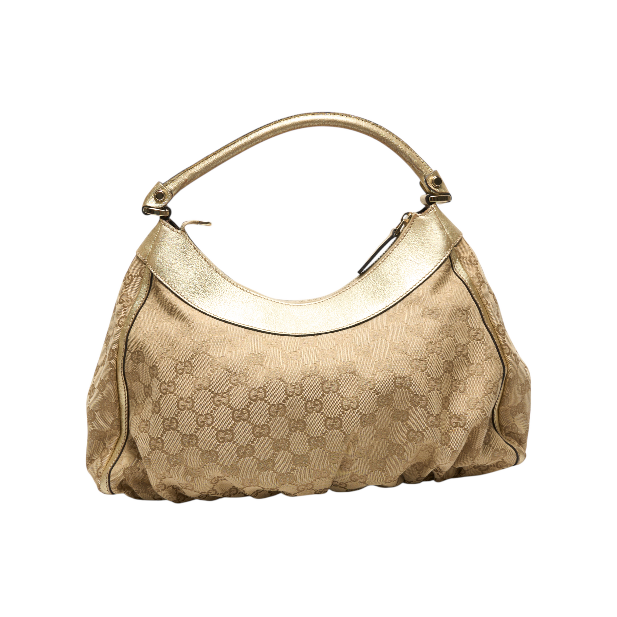 gucci 2000s gold abbey bag