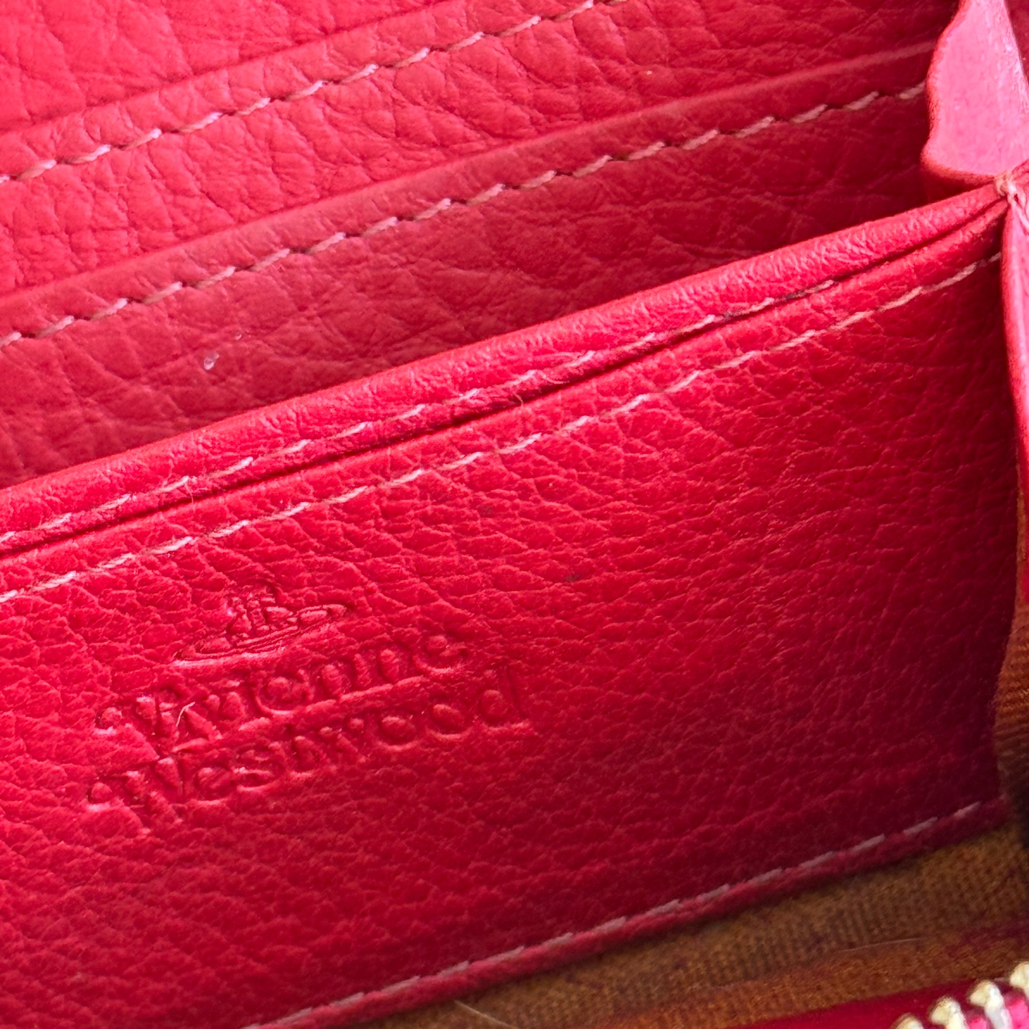 vivienne westwood red wallet