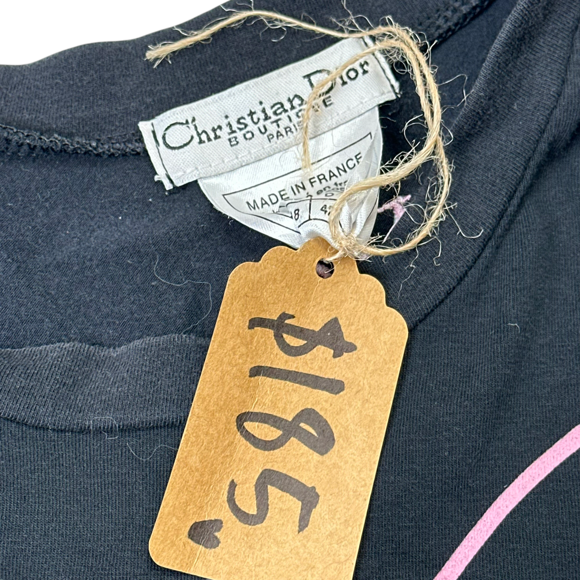 christian dior 2000s black top