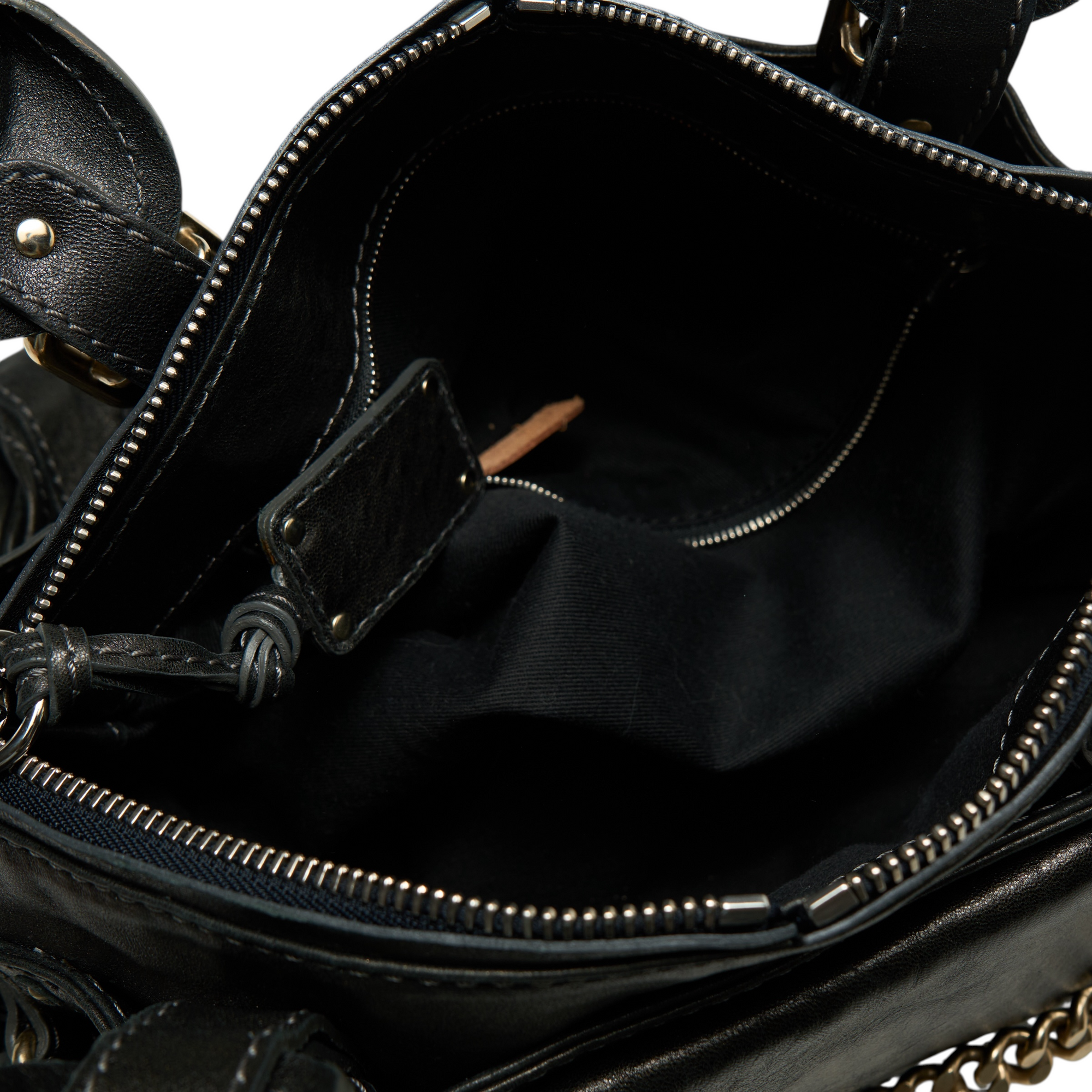 chloé 2000s black paddington bag