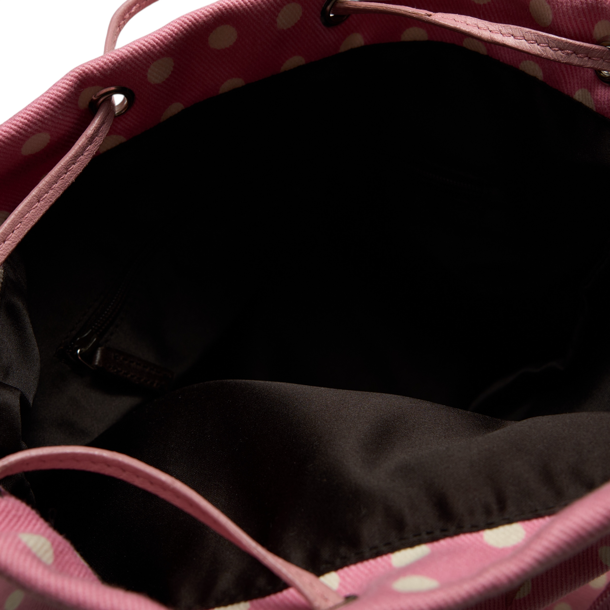 yves saint laurent 2000s pink polka dot bag