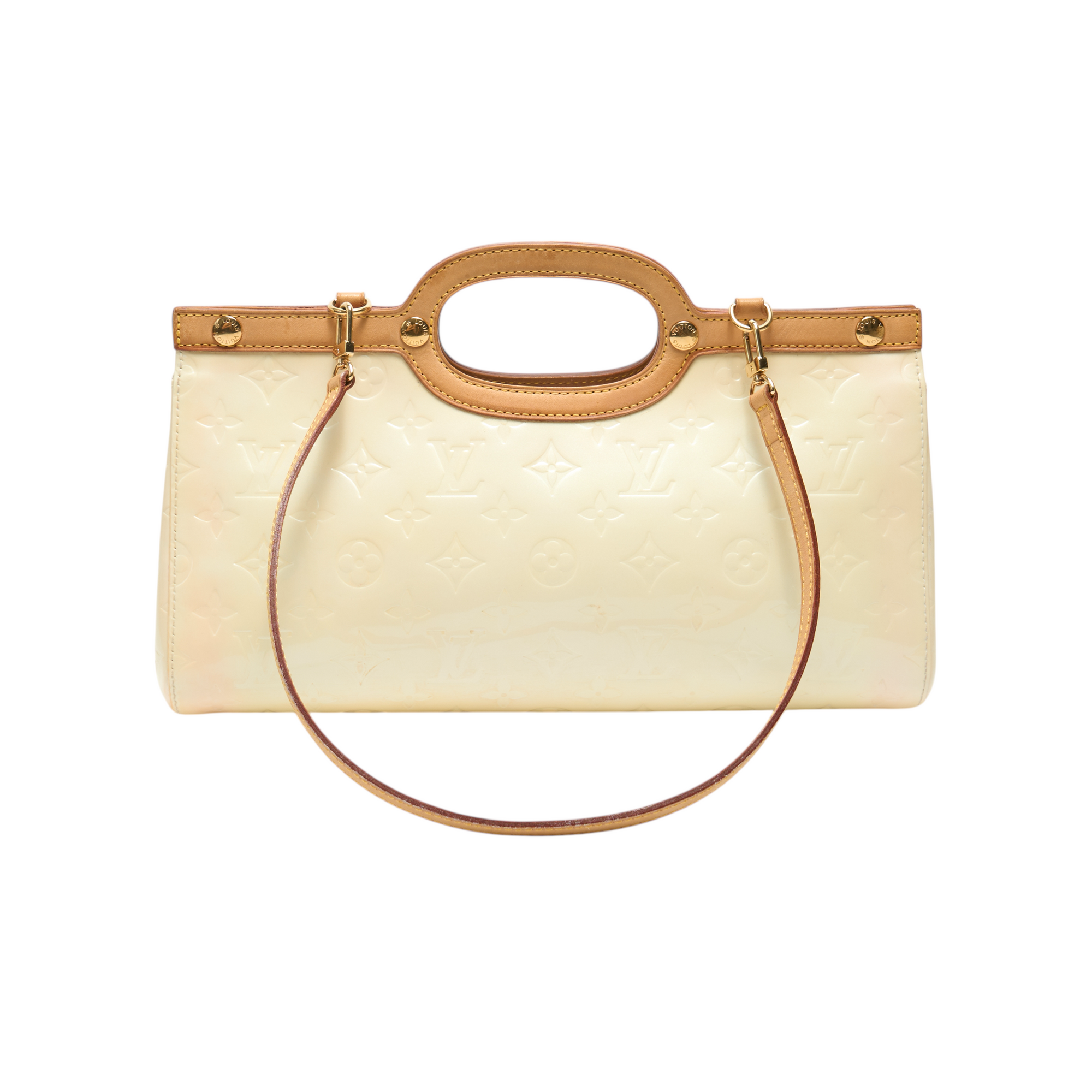 louis vuitton 2000s yellow vernis bag