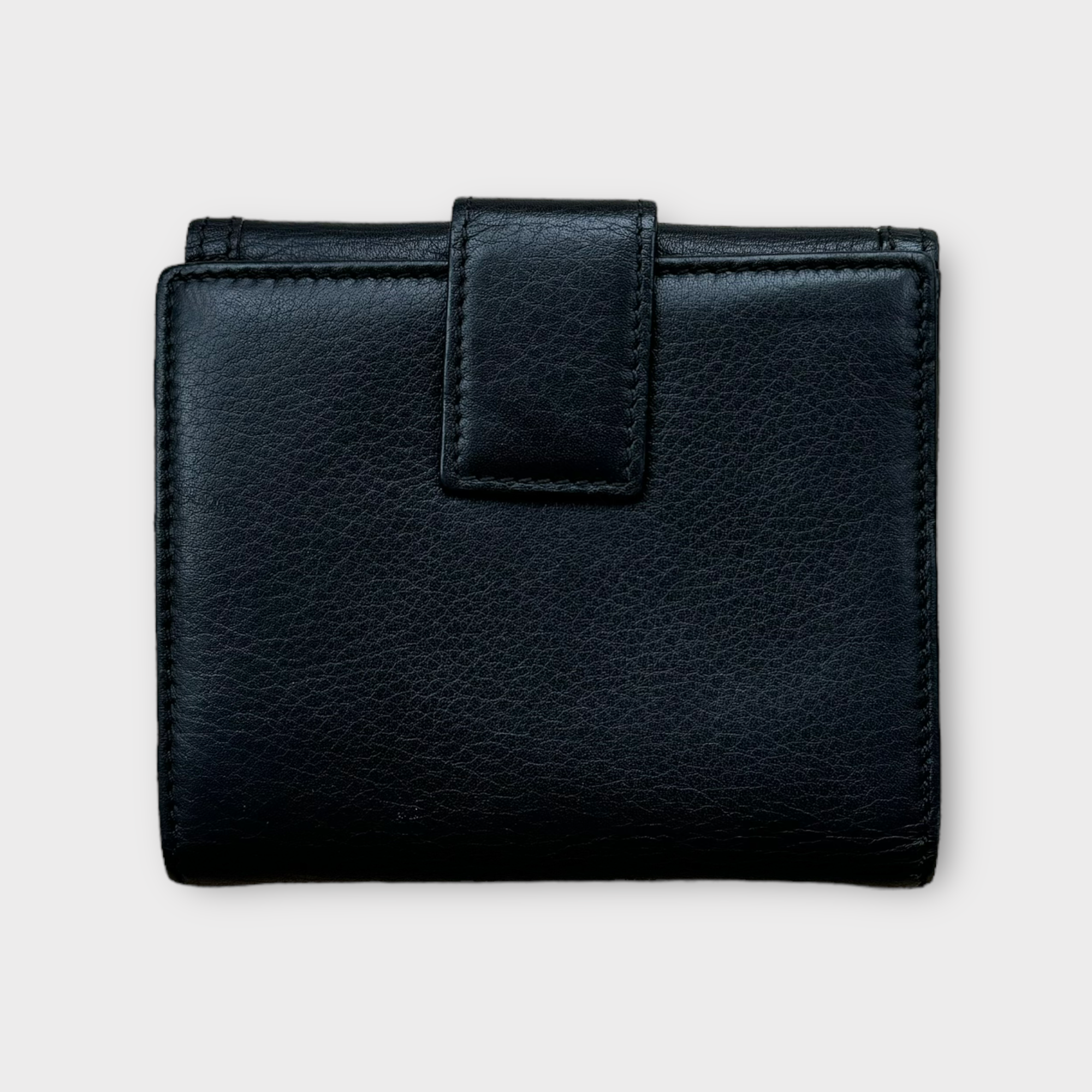 christian dior 2000s black wallet