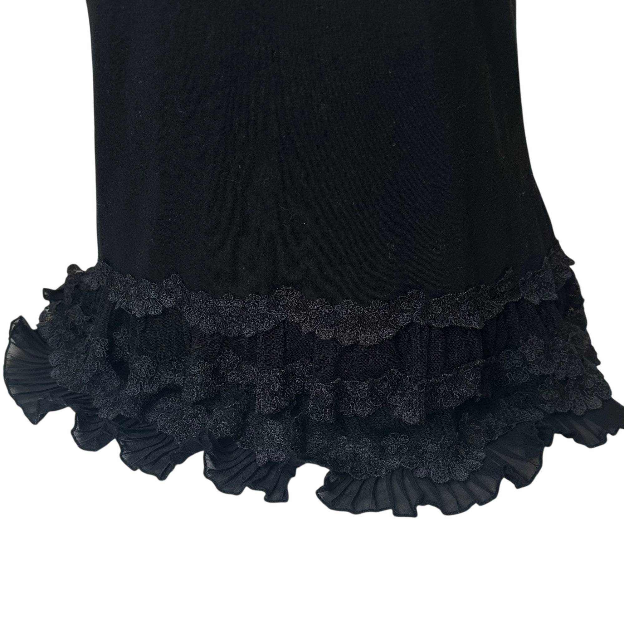 black lace tank top