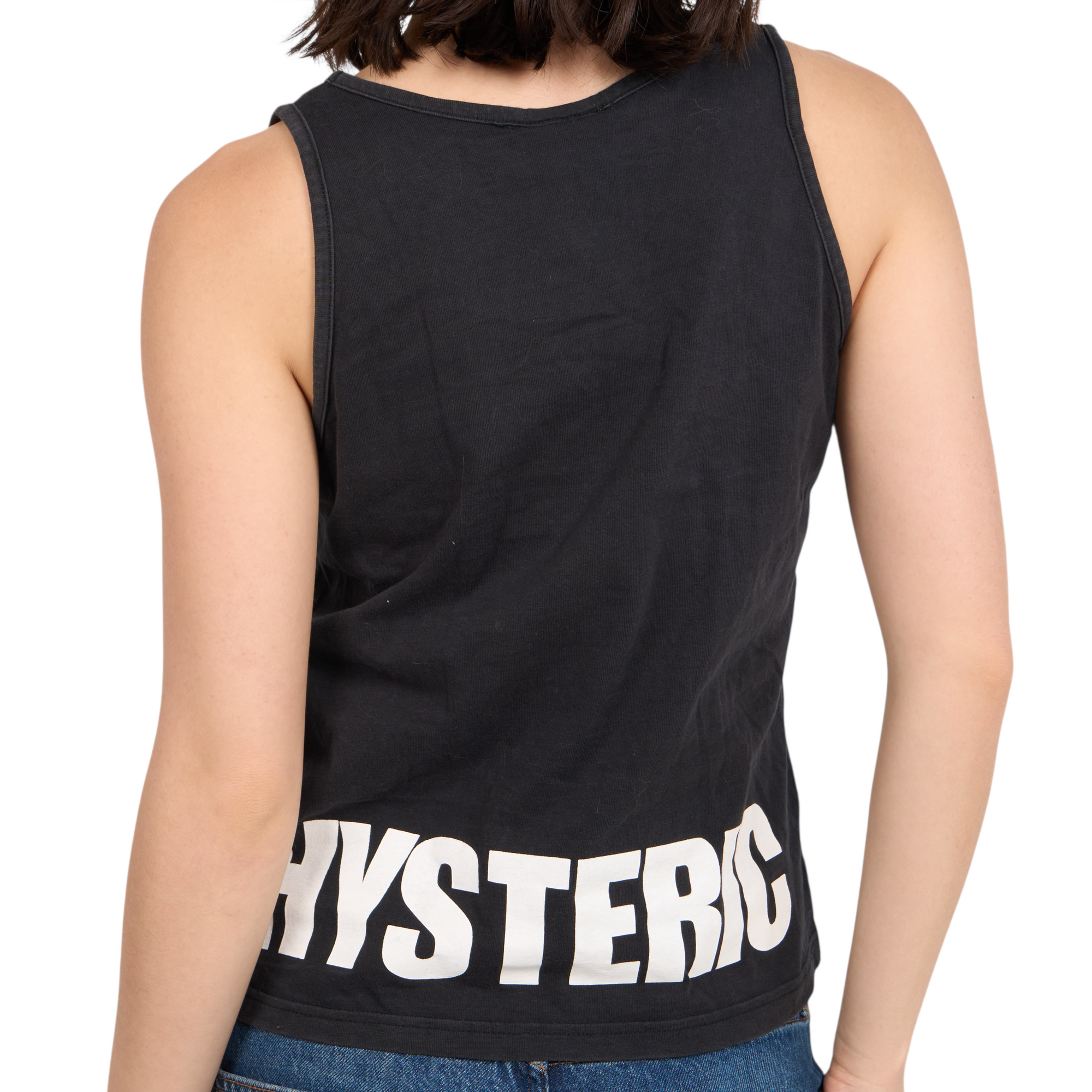hysteric glamour black skull tank top