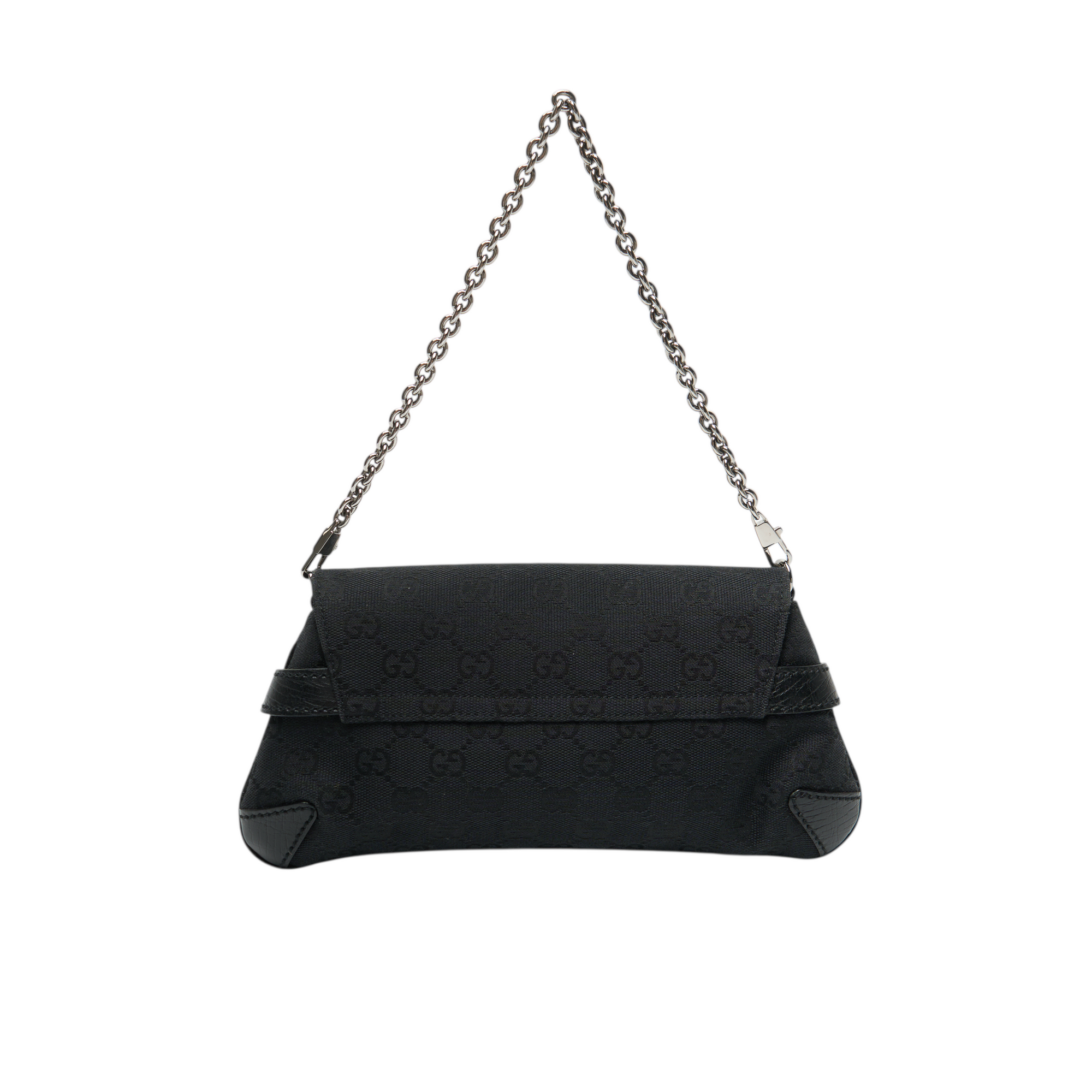 gucci 2000s mini black horsebit bag