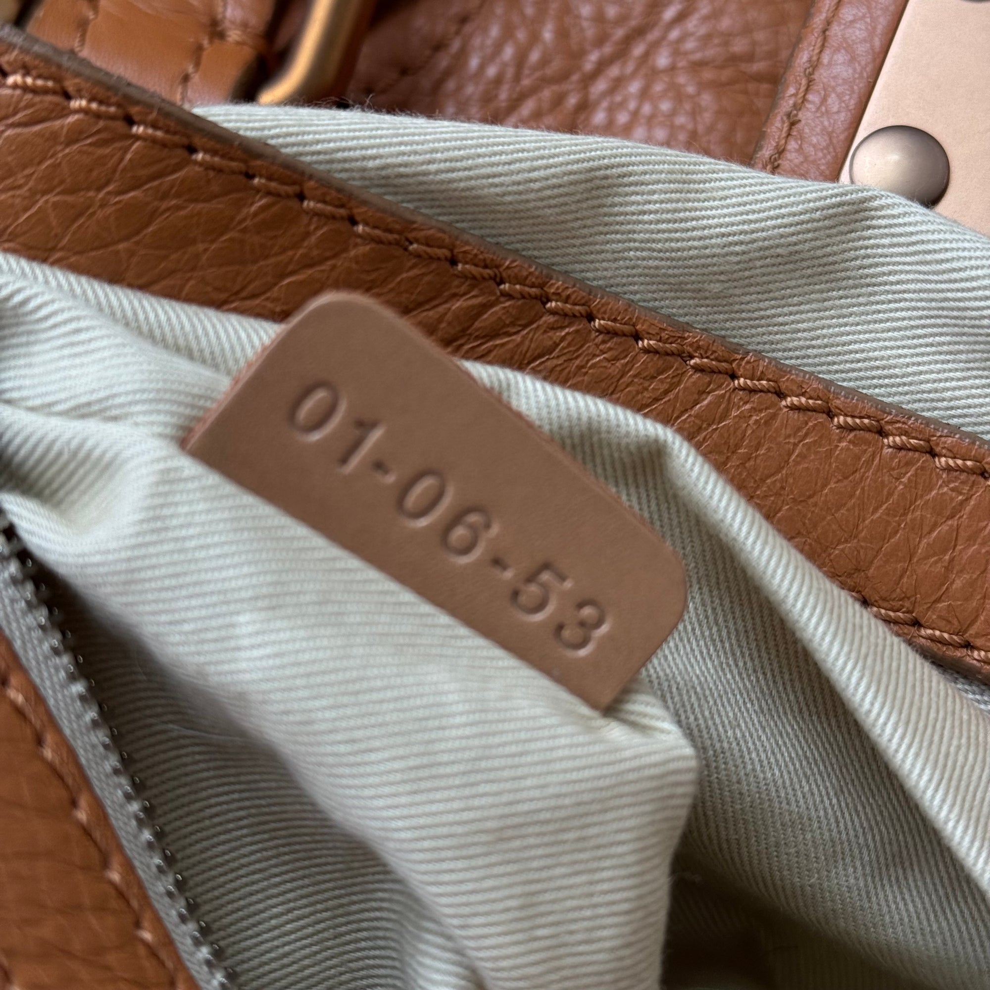 chloé 2000s tan paddington bag