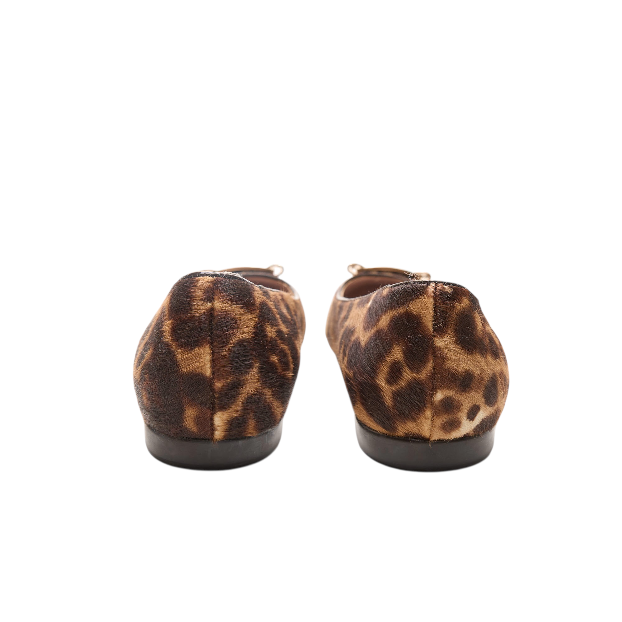 salvatore ferragamo 2000s leopard ballet flats