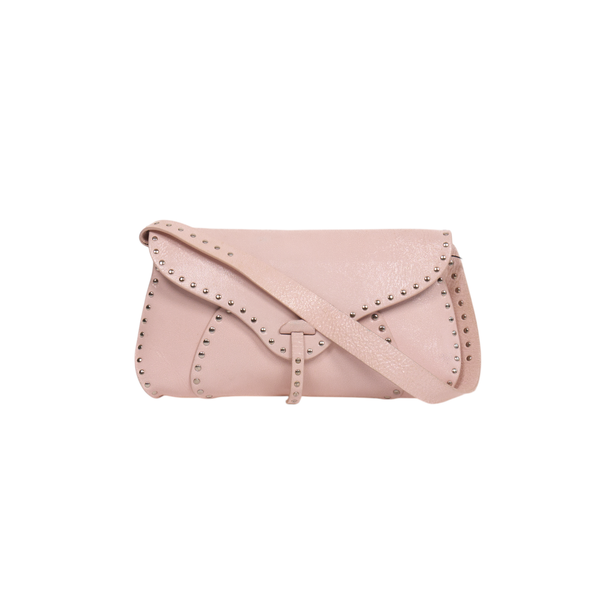 celine 2000s baby pink shoulder bag