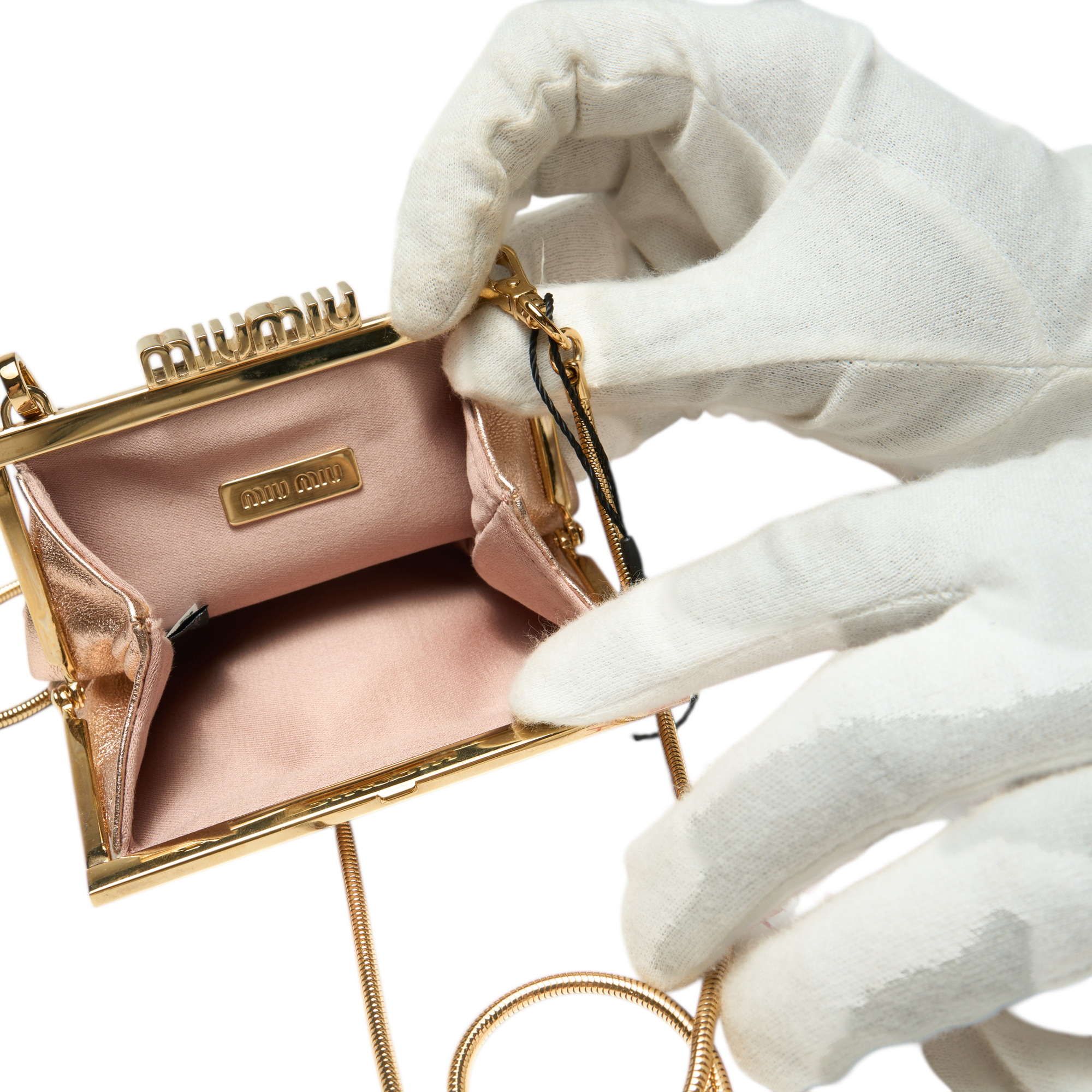 miu miu light pink mini bag