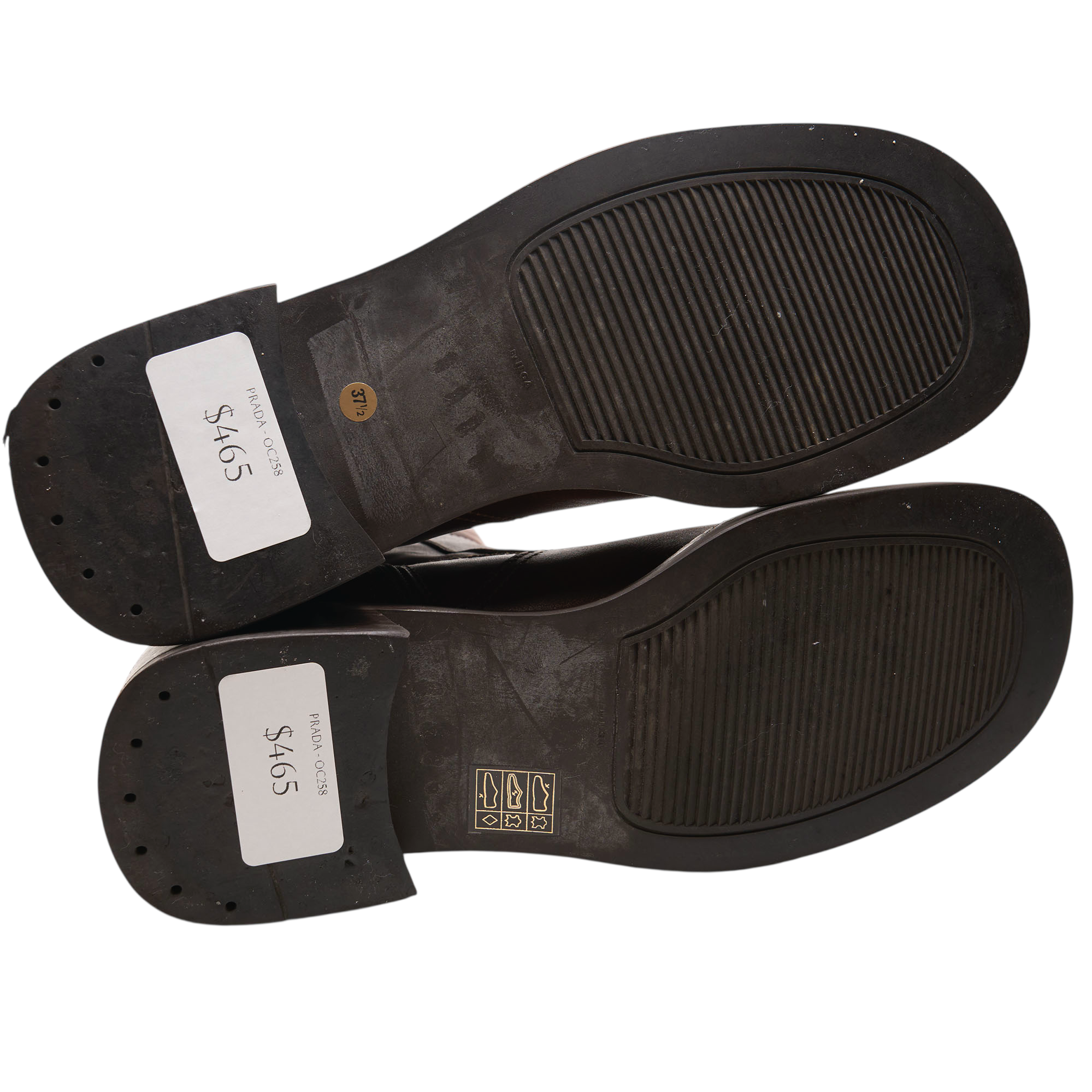 prada 2000s brown boots