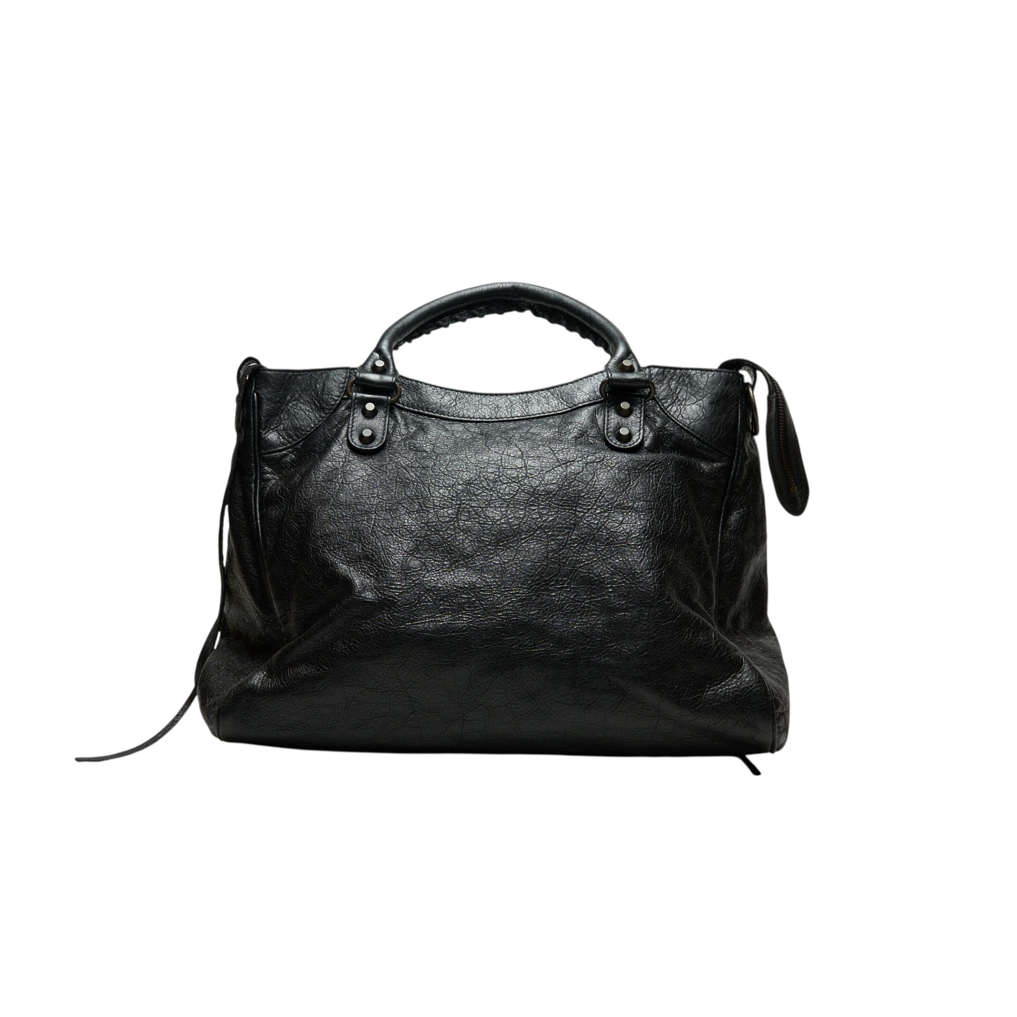 balenciaga 2000s black city bag