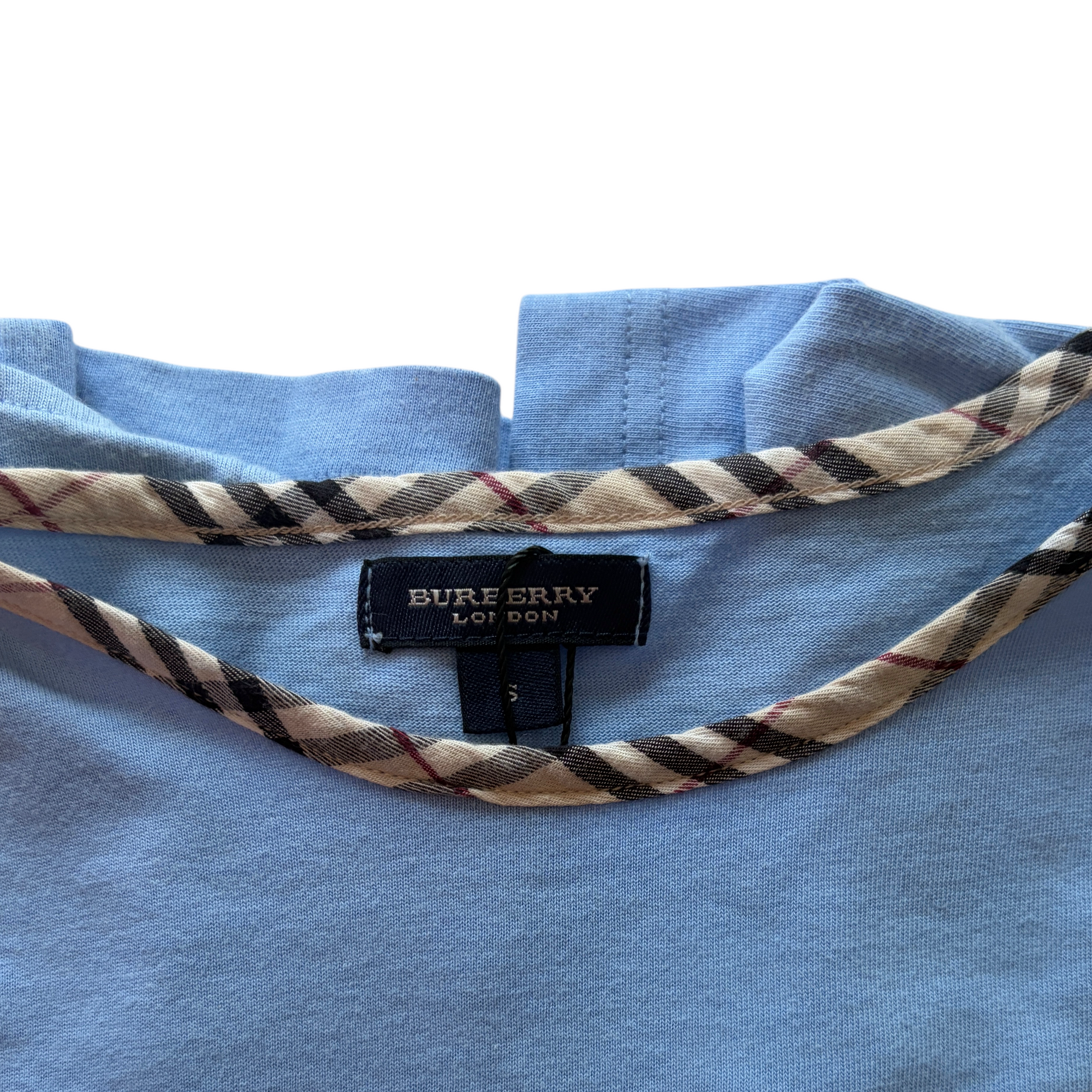 burberry light blue top