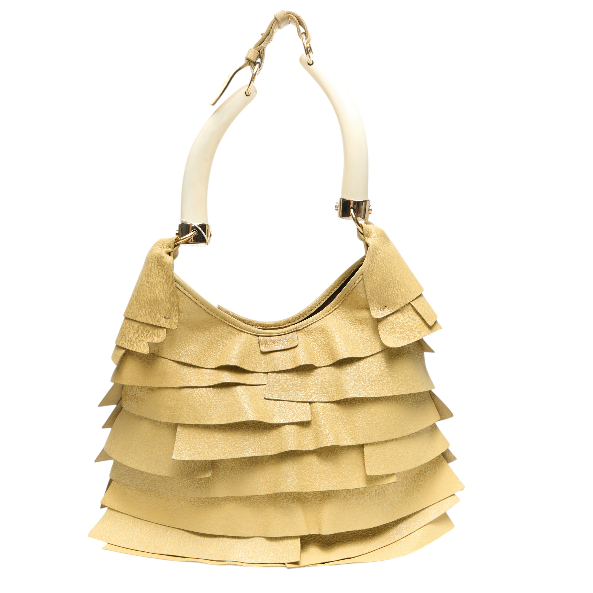 ysl 2000s yellow mombasa bag
