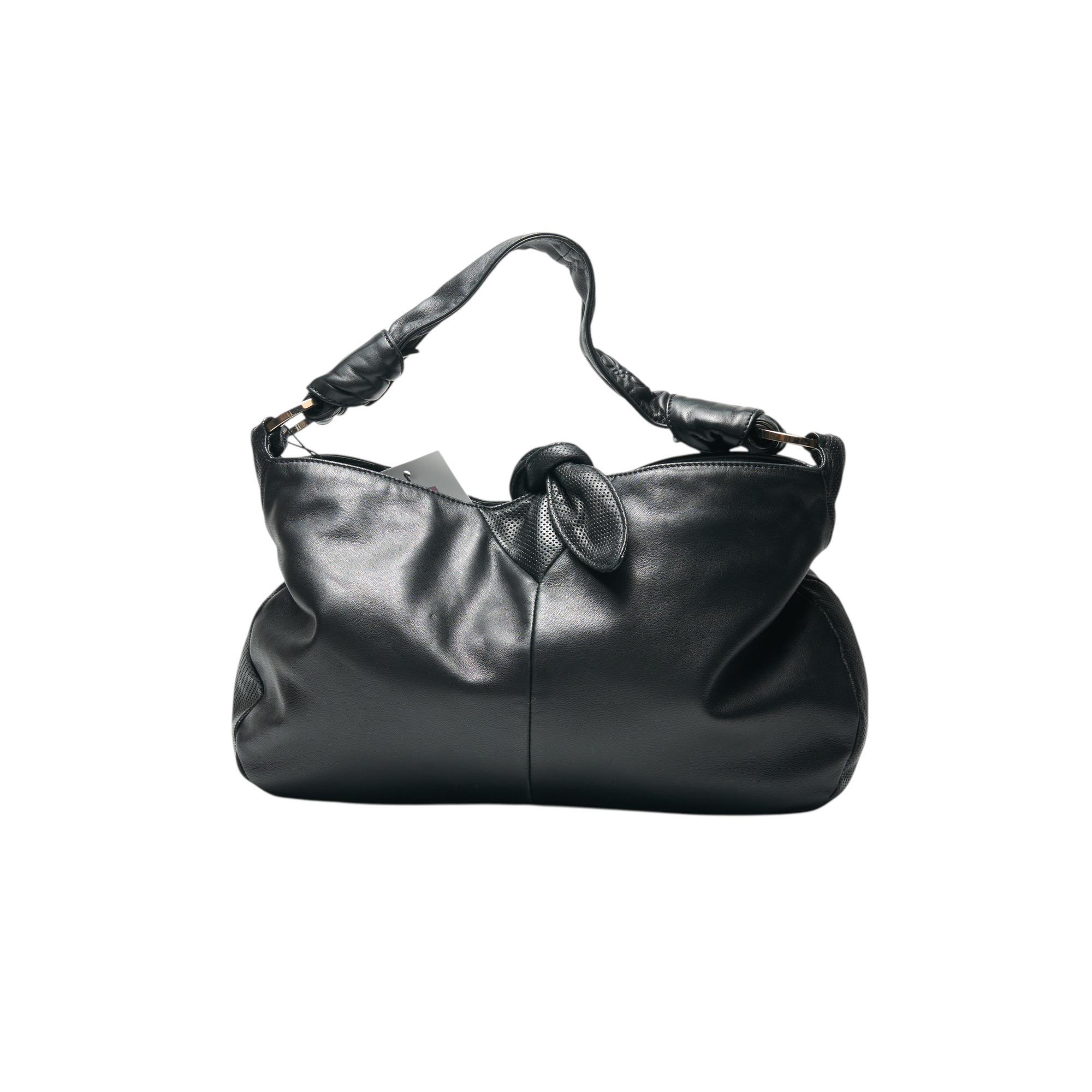 loewe 2000s black ribbon bag