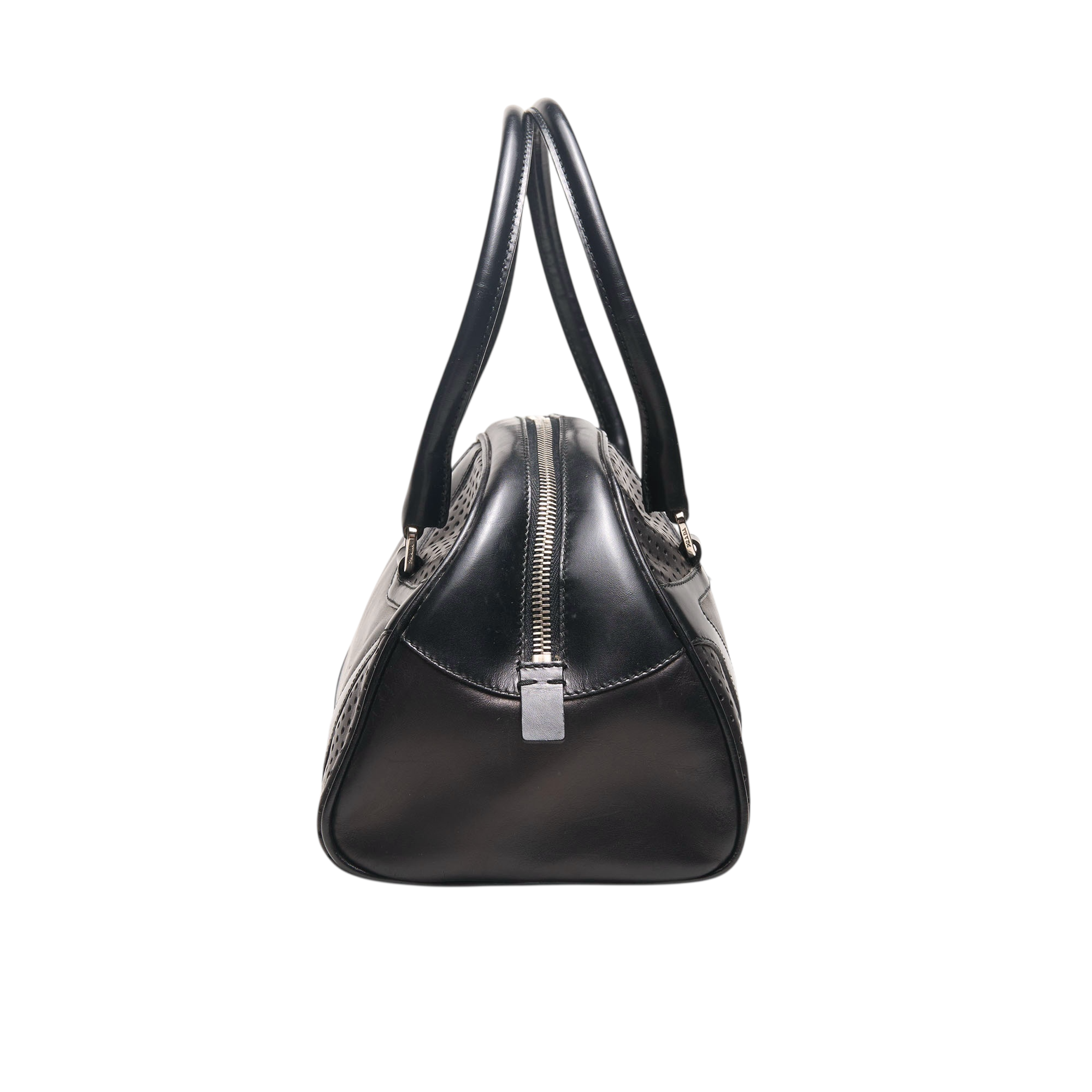 prada ss2000 black bowling bag