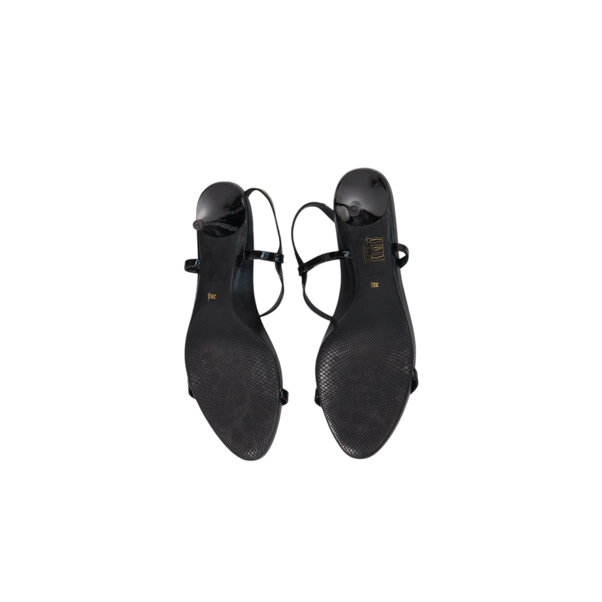 prada sport 2000s black sandal kitten heels