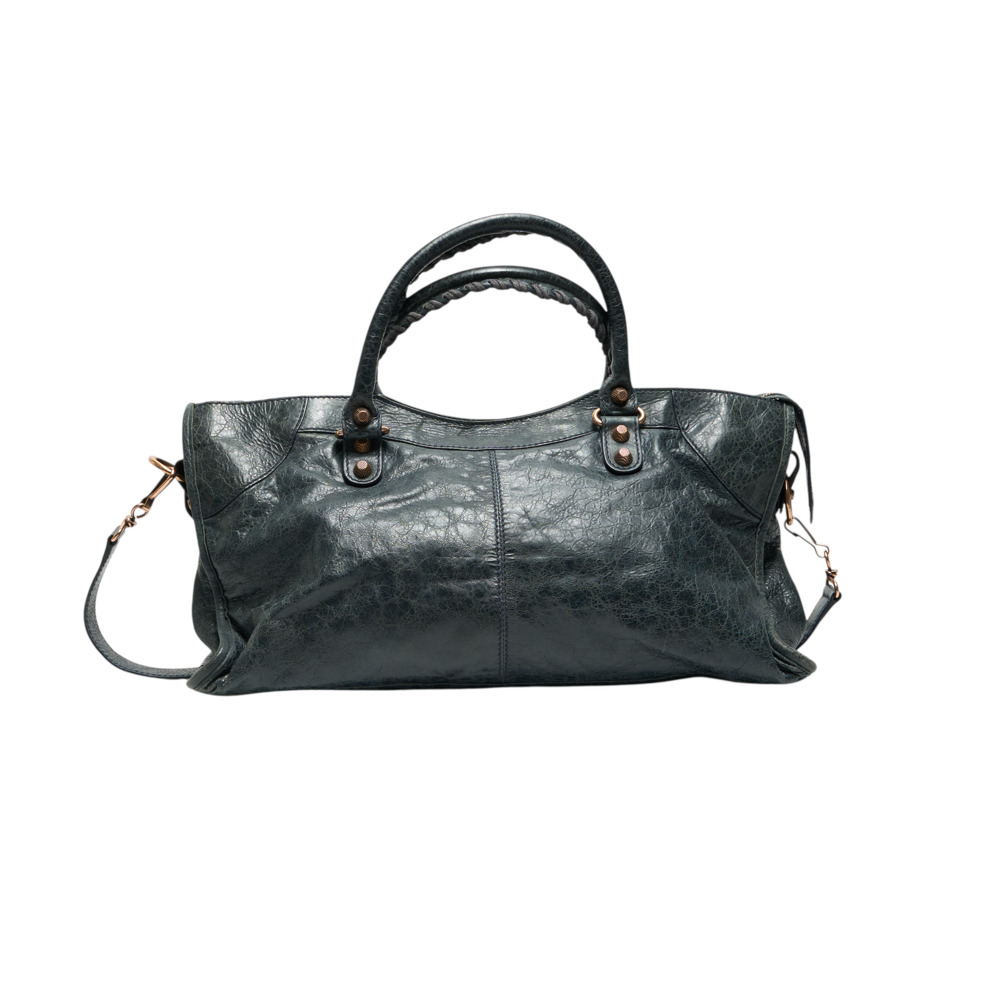balenciaga 2000s dark gray part time bag