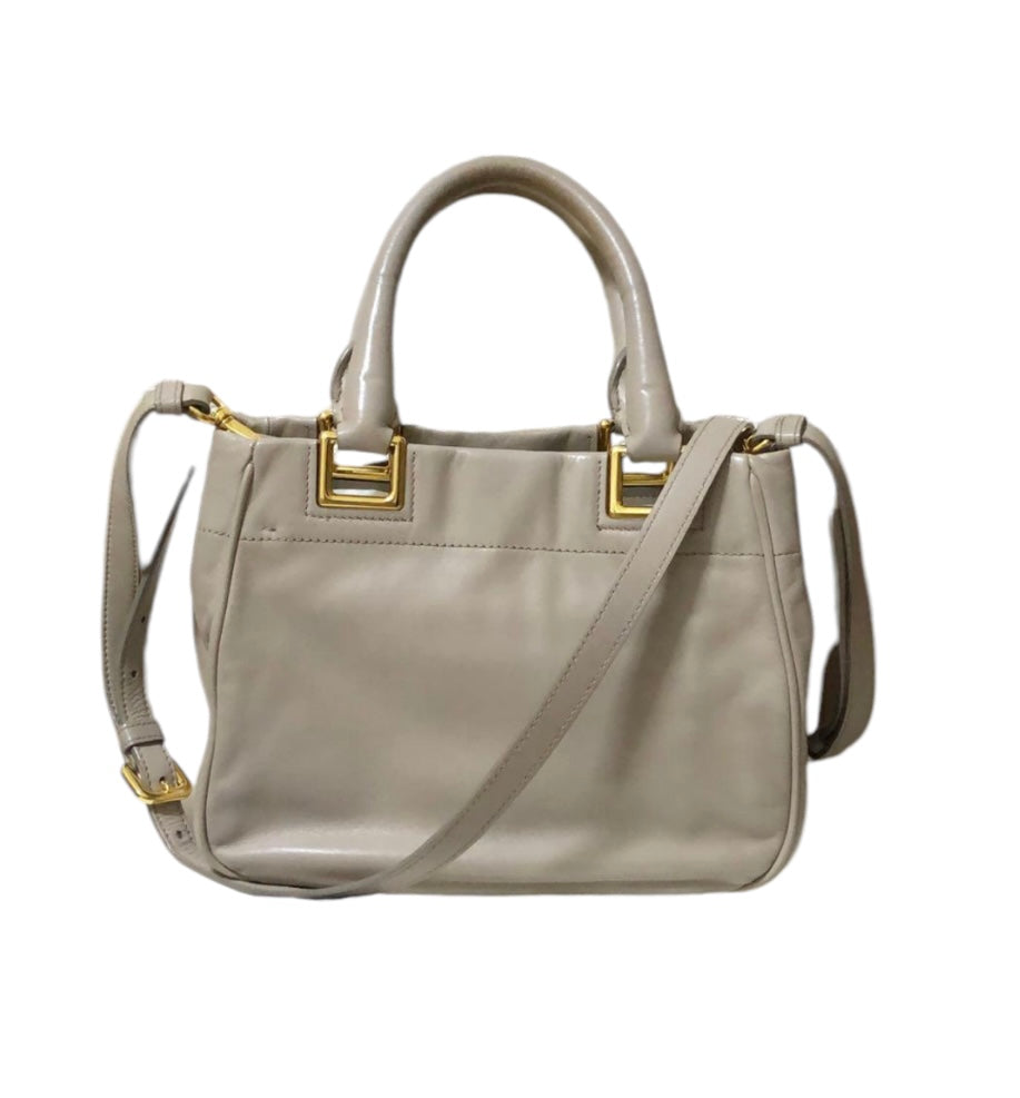 prada gray shoulder bag