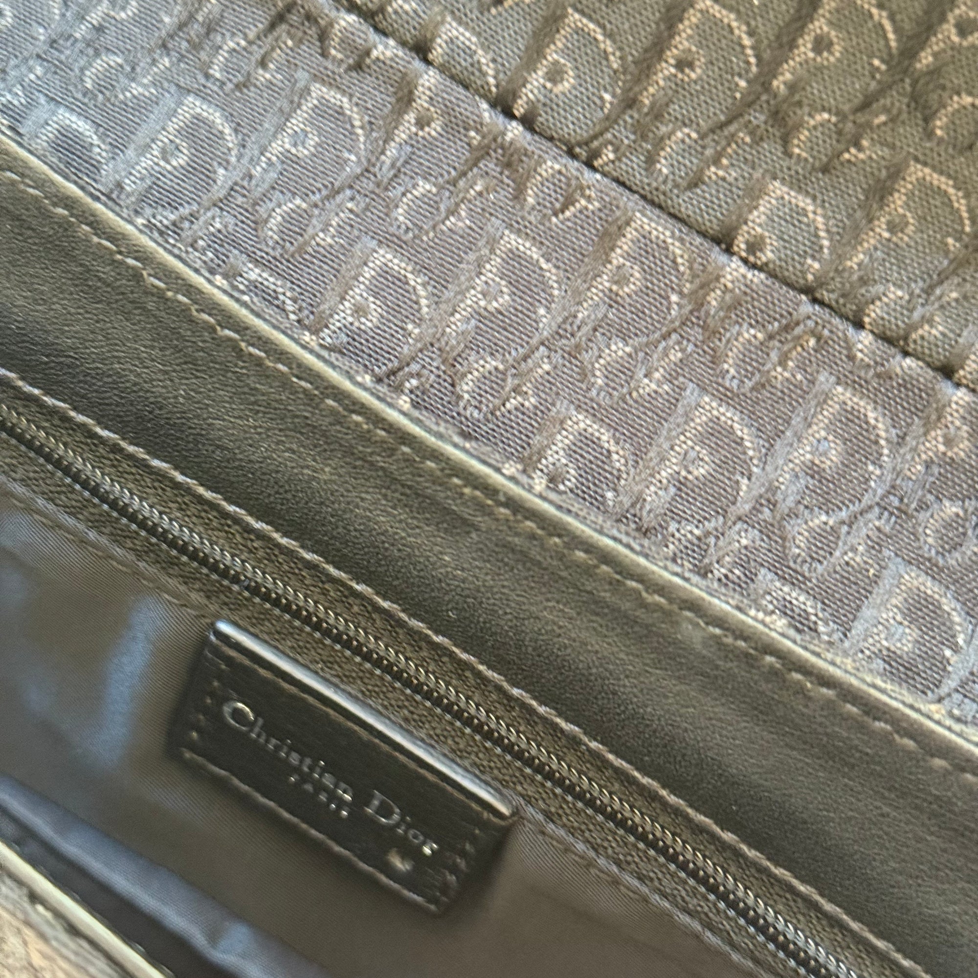 christian dior 2000s black shoulder bag