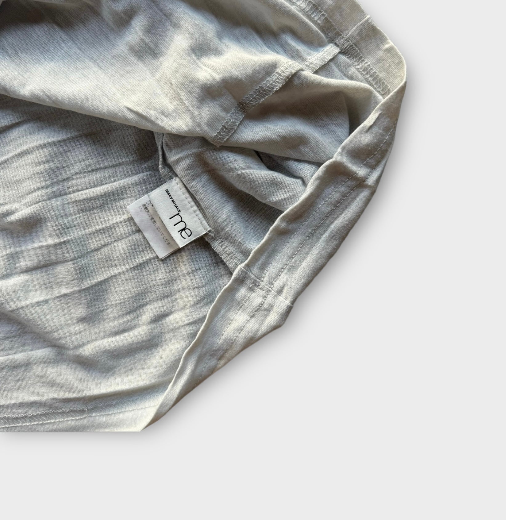 issey miyake gray top