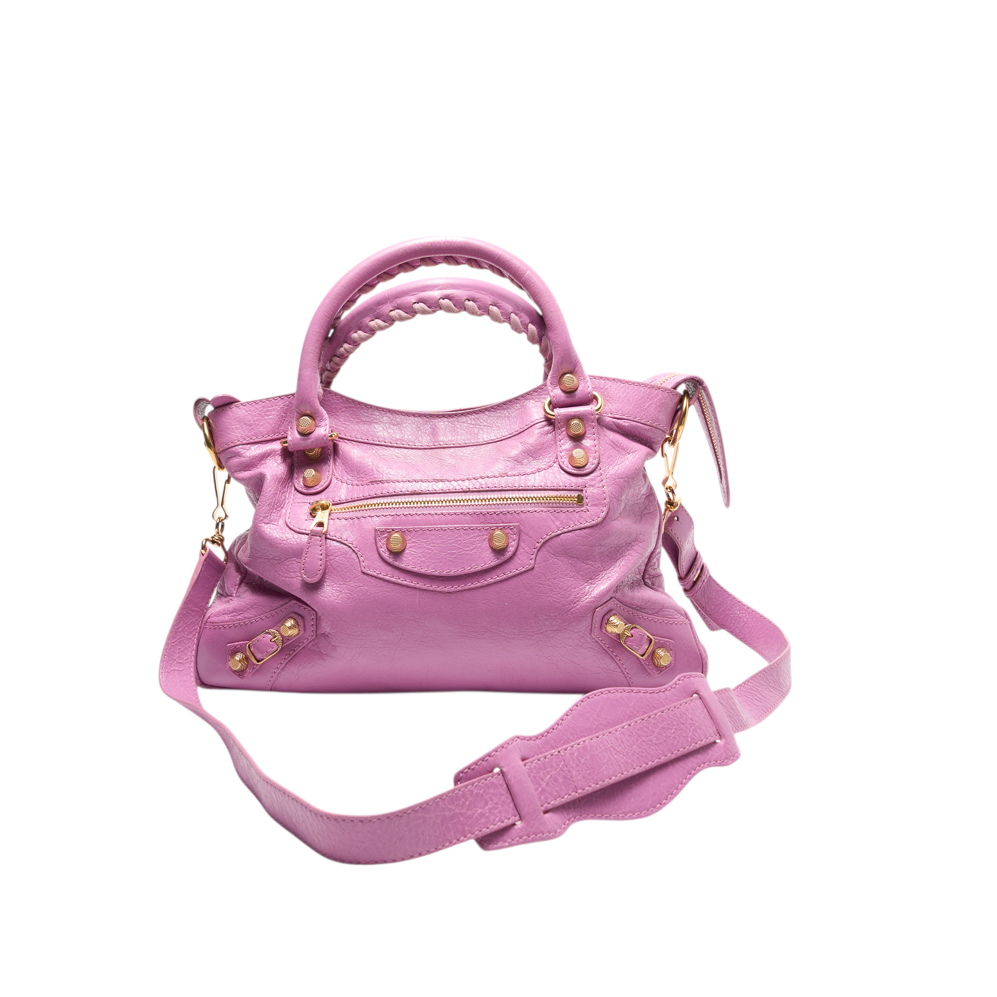 balenciaga 2000s pink city bag