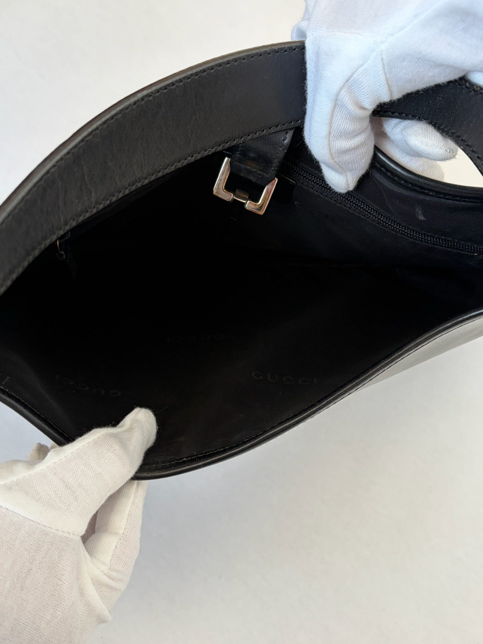 gucci 2000s black jackie bag