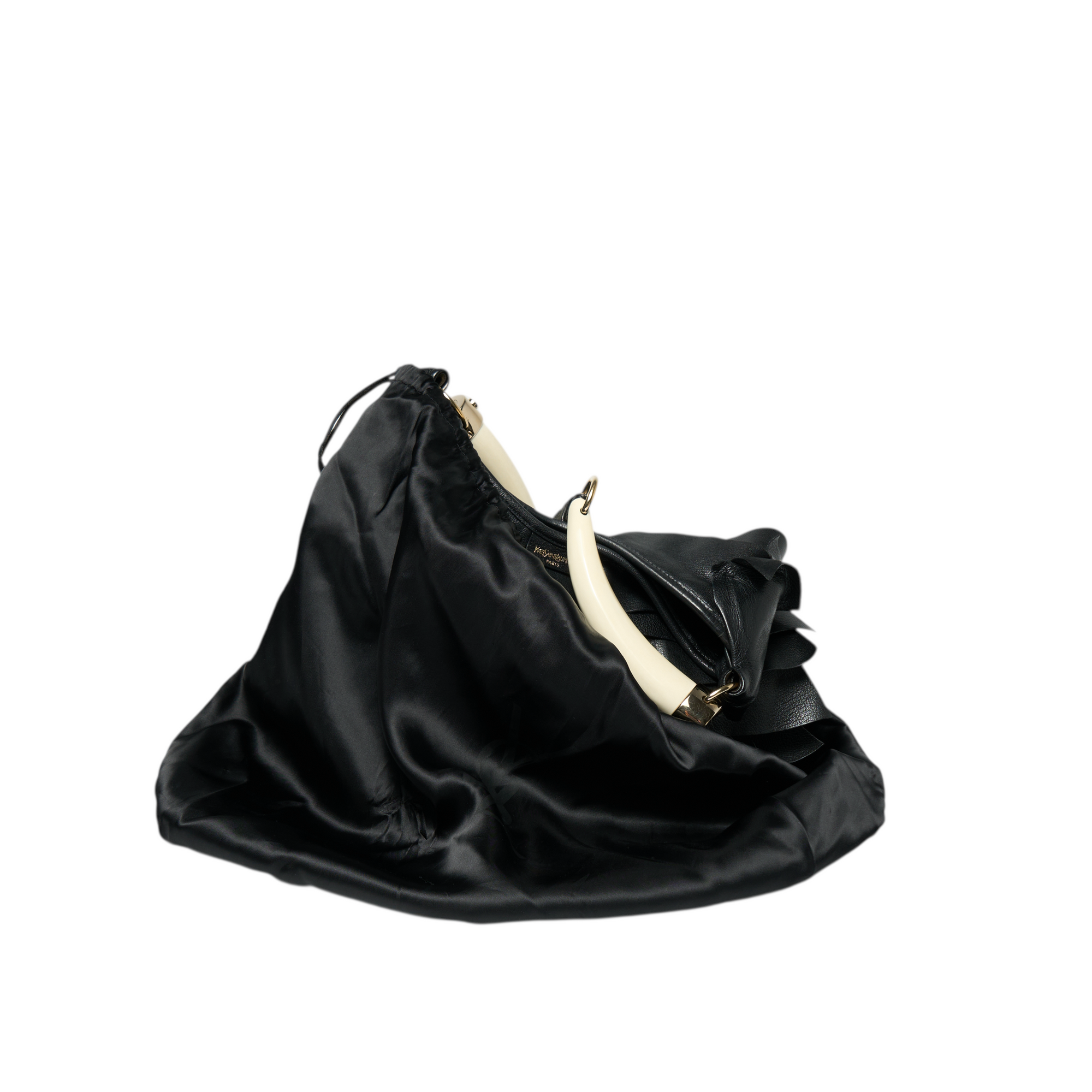 ysl 2000s black mombasa bag