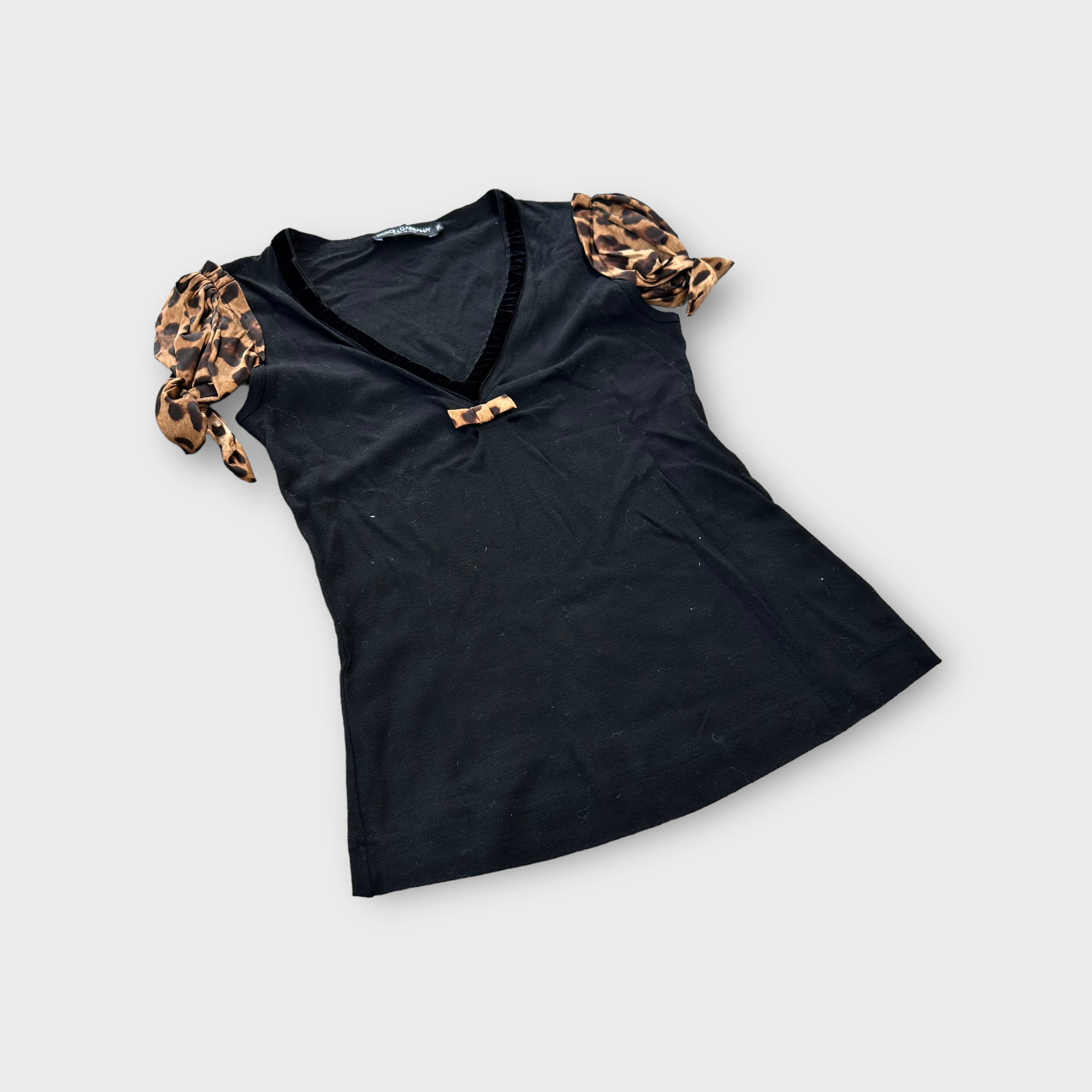 dolce & gabbana leopard print blouse