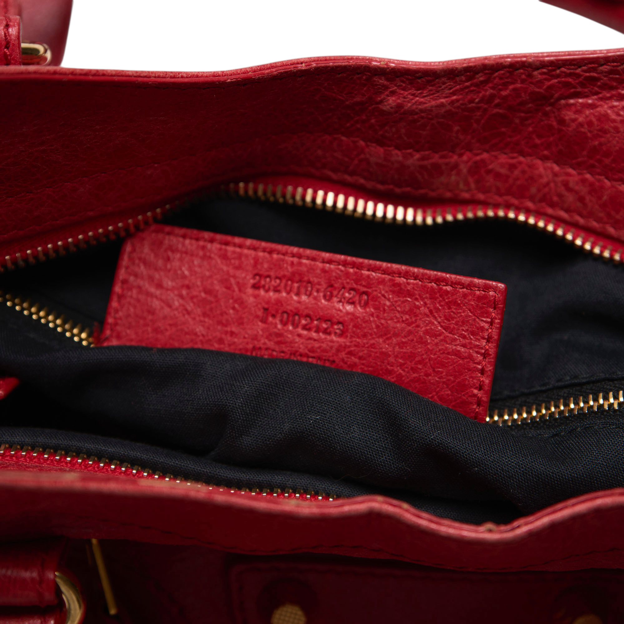balenciaga 2000s red city bag