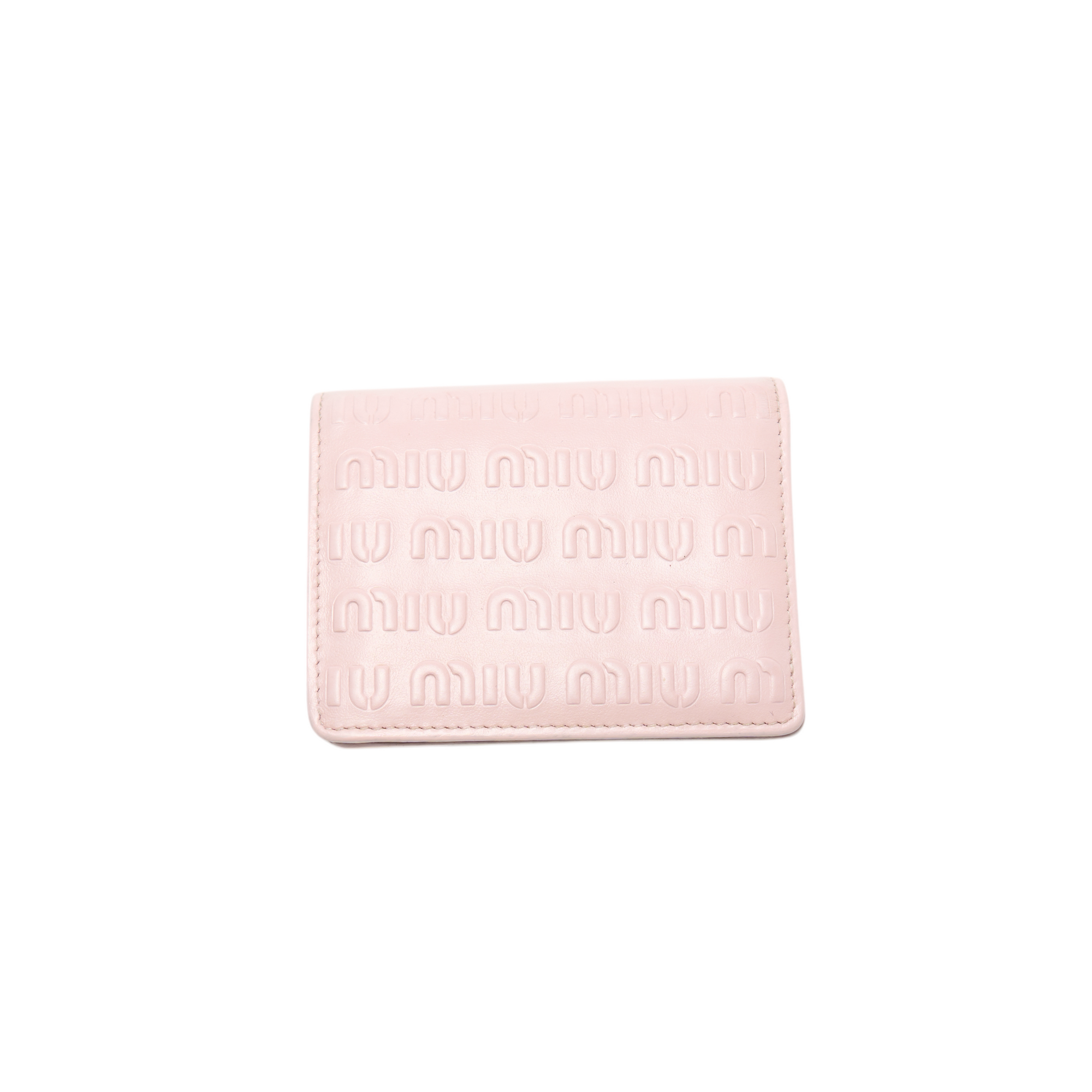 miu miu light pink wallet