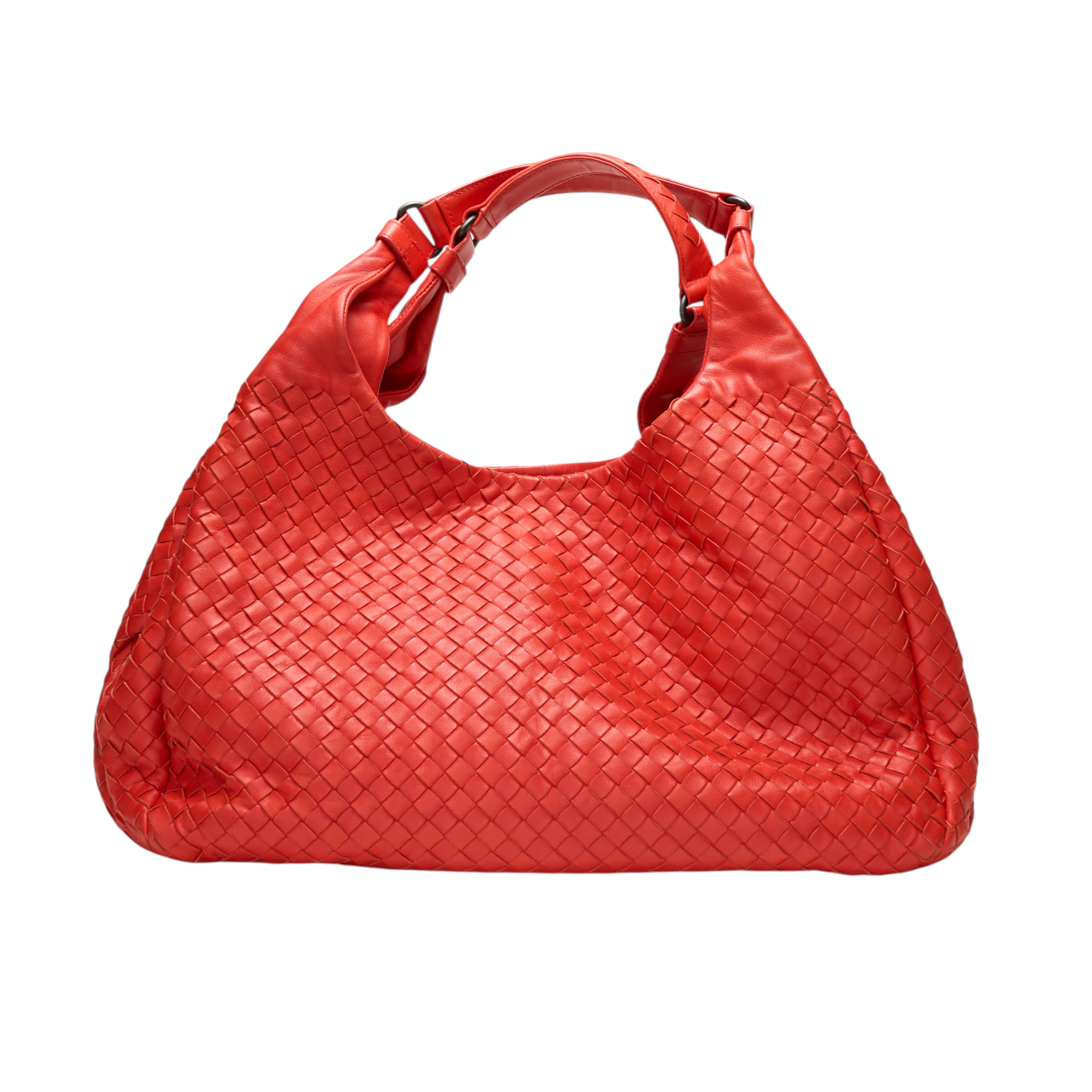 bottega veneta 2000s red hobo bag