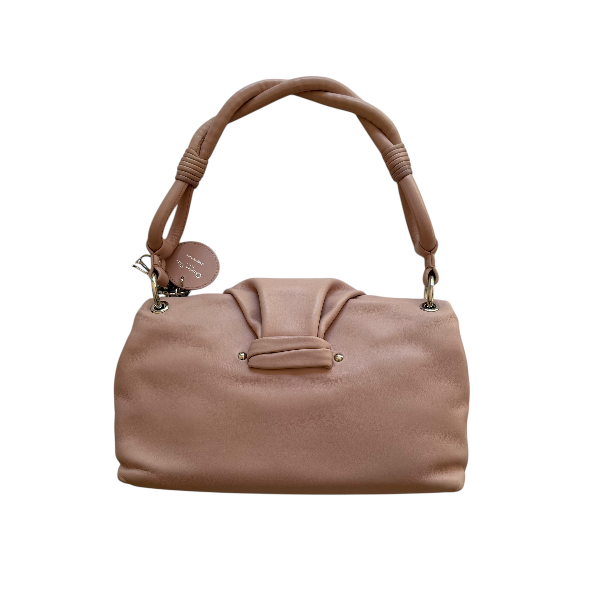 christian dior 2000s pink shoulder bag
