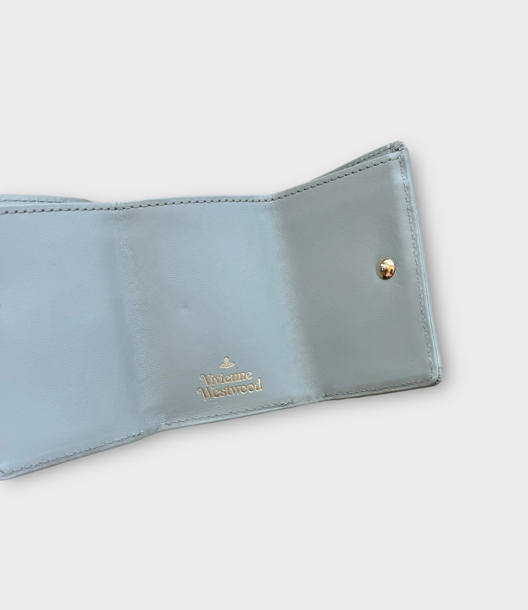 vivienne westwood light blue wallet