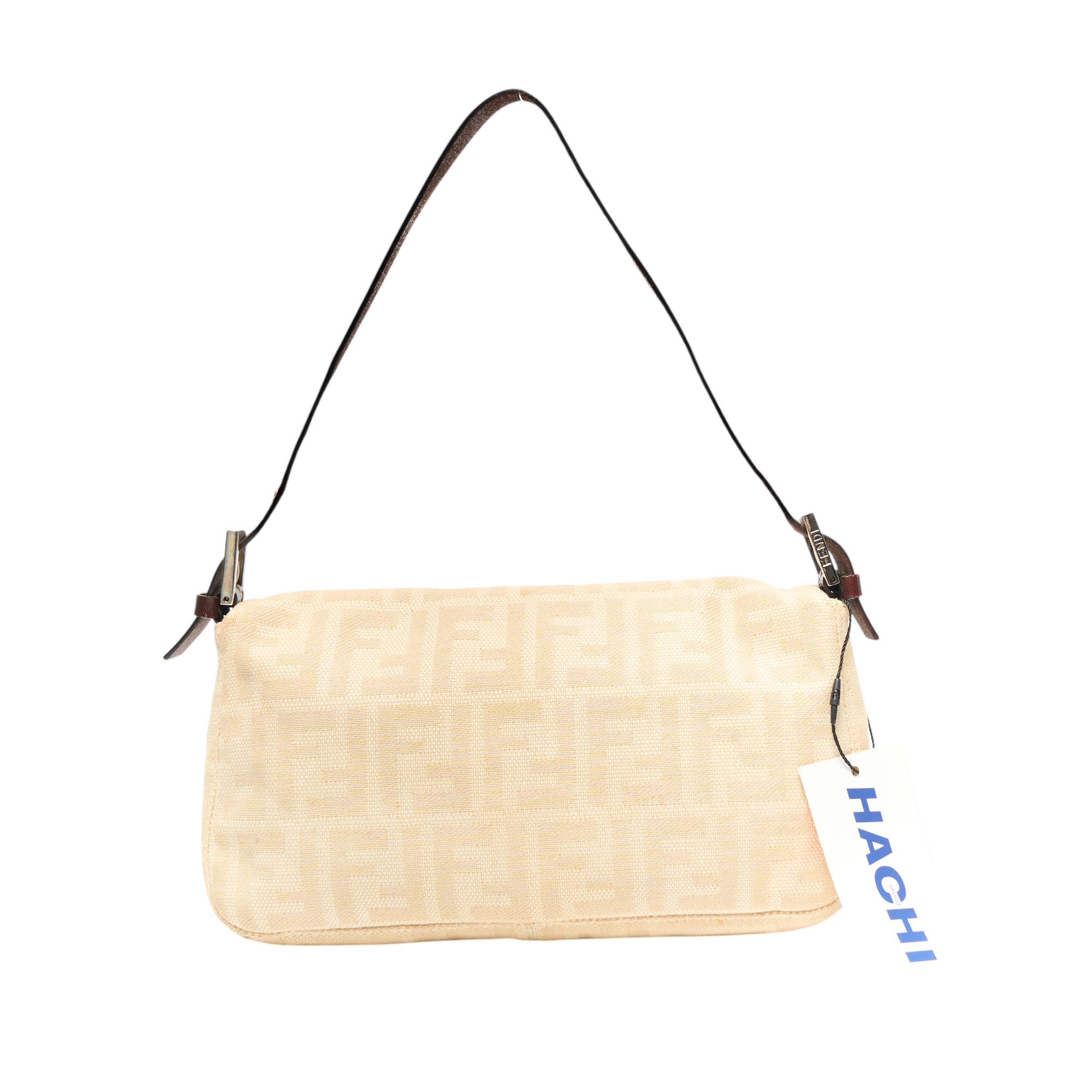 fendi 2000s cream baguette bag