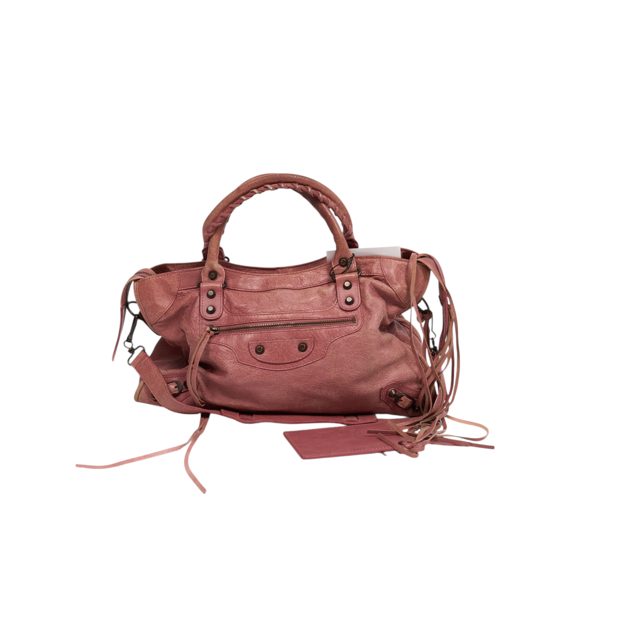 balenciaga 2000s pink city bag