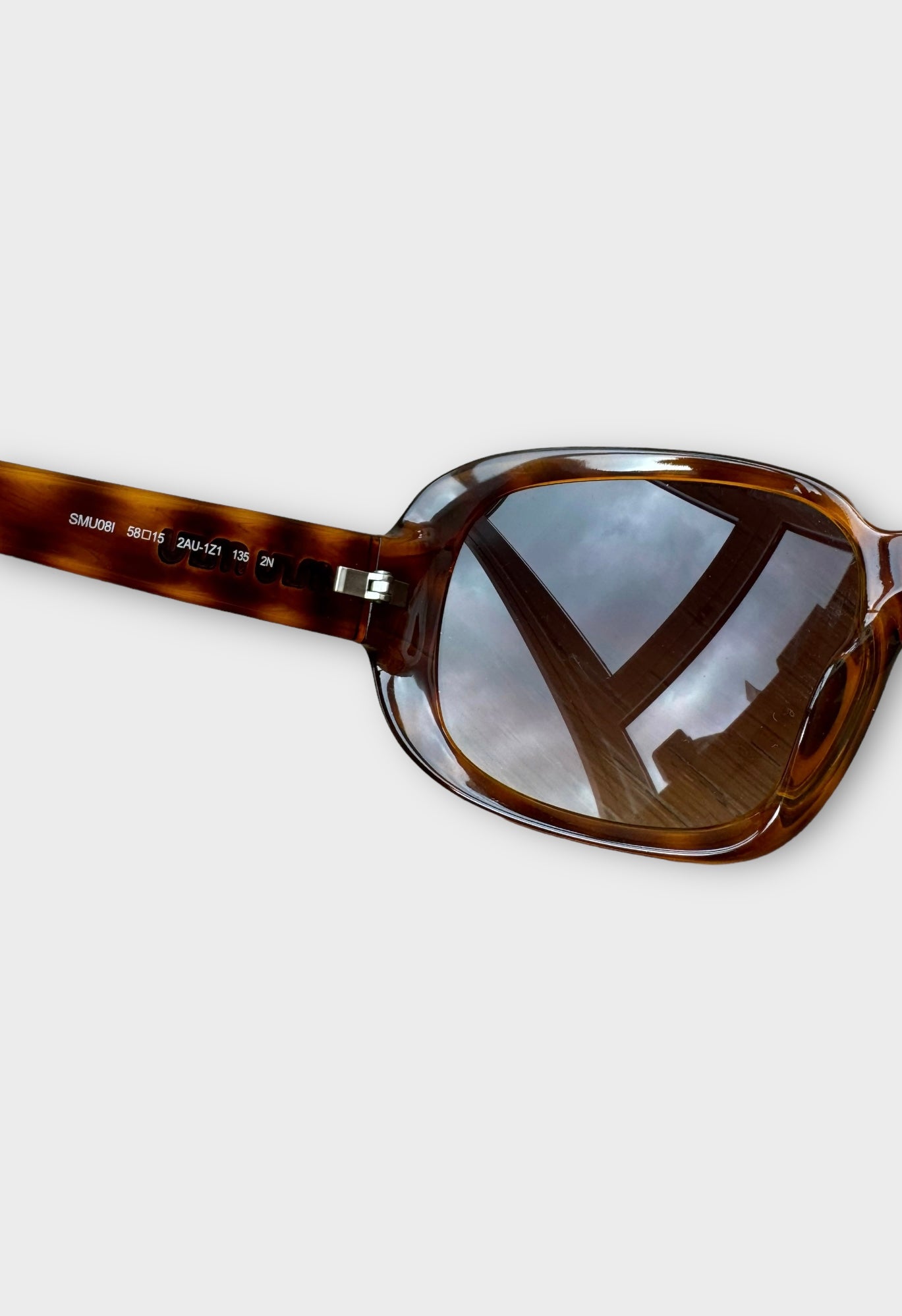 miu miu 2000s tortoise sunglasses