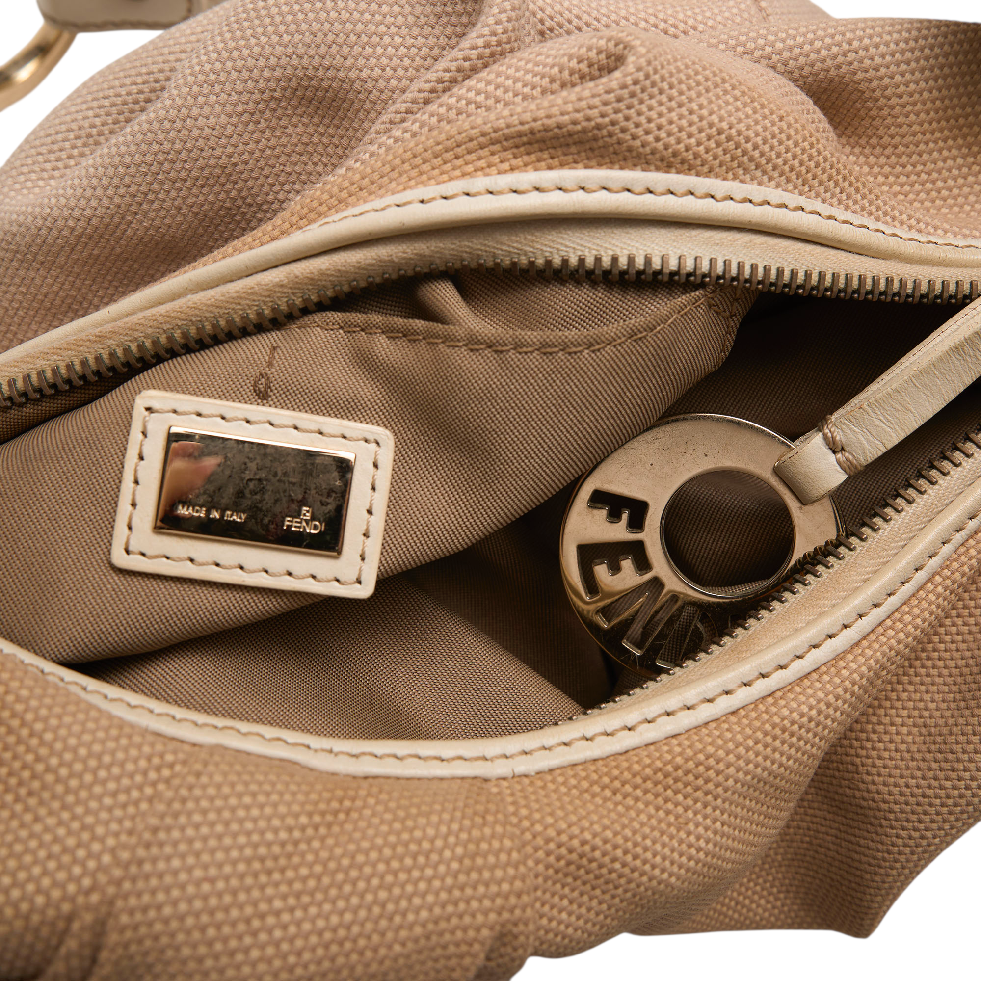 fendi 2000s cream knot bag